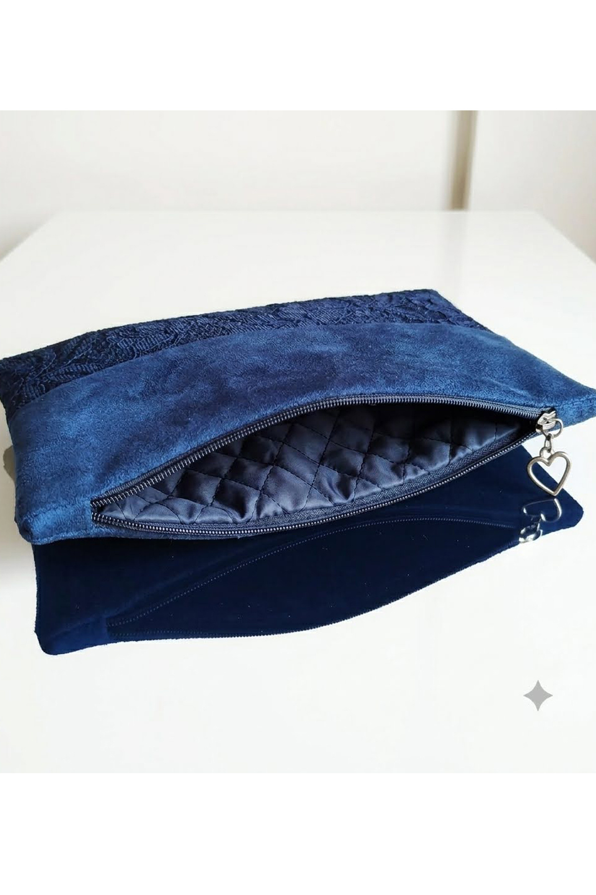 Ju Yaratıcı Tasarım Kadın Portföy & Clutch Çanta Lacivet görsel 5