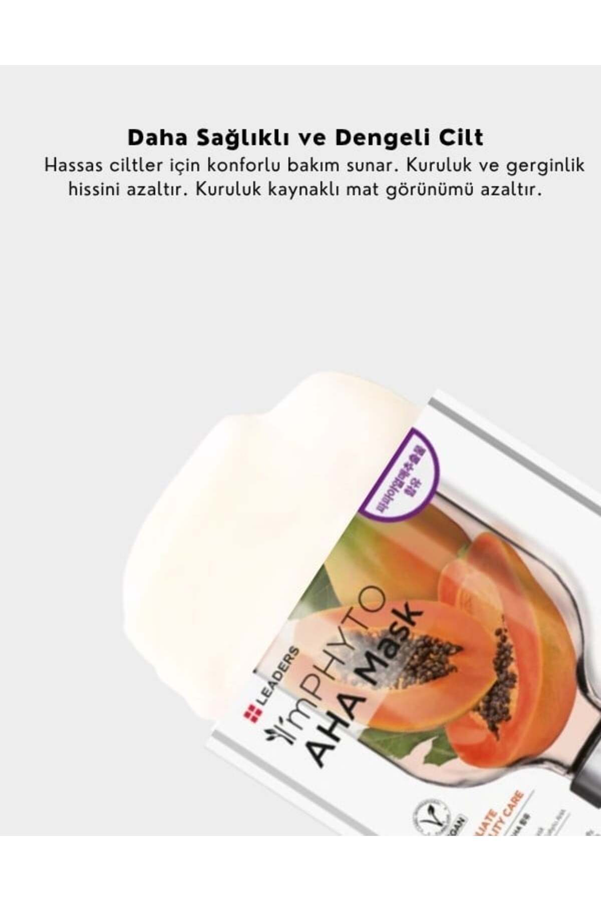 ImPHYTO AHA Mask | Peeling Etkili Kağıt Maske — 4107 — تصویر 3 از 5