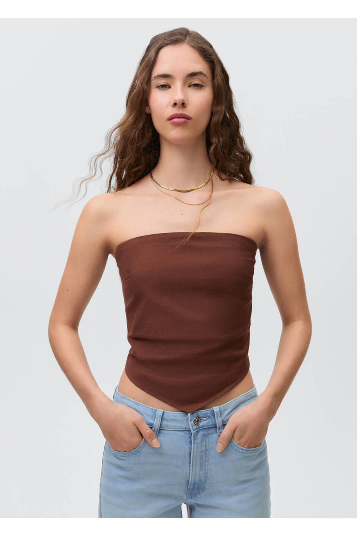 Mango Teen Culotte jean pantolon görsel 6