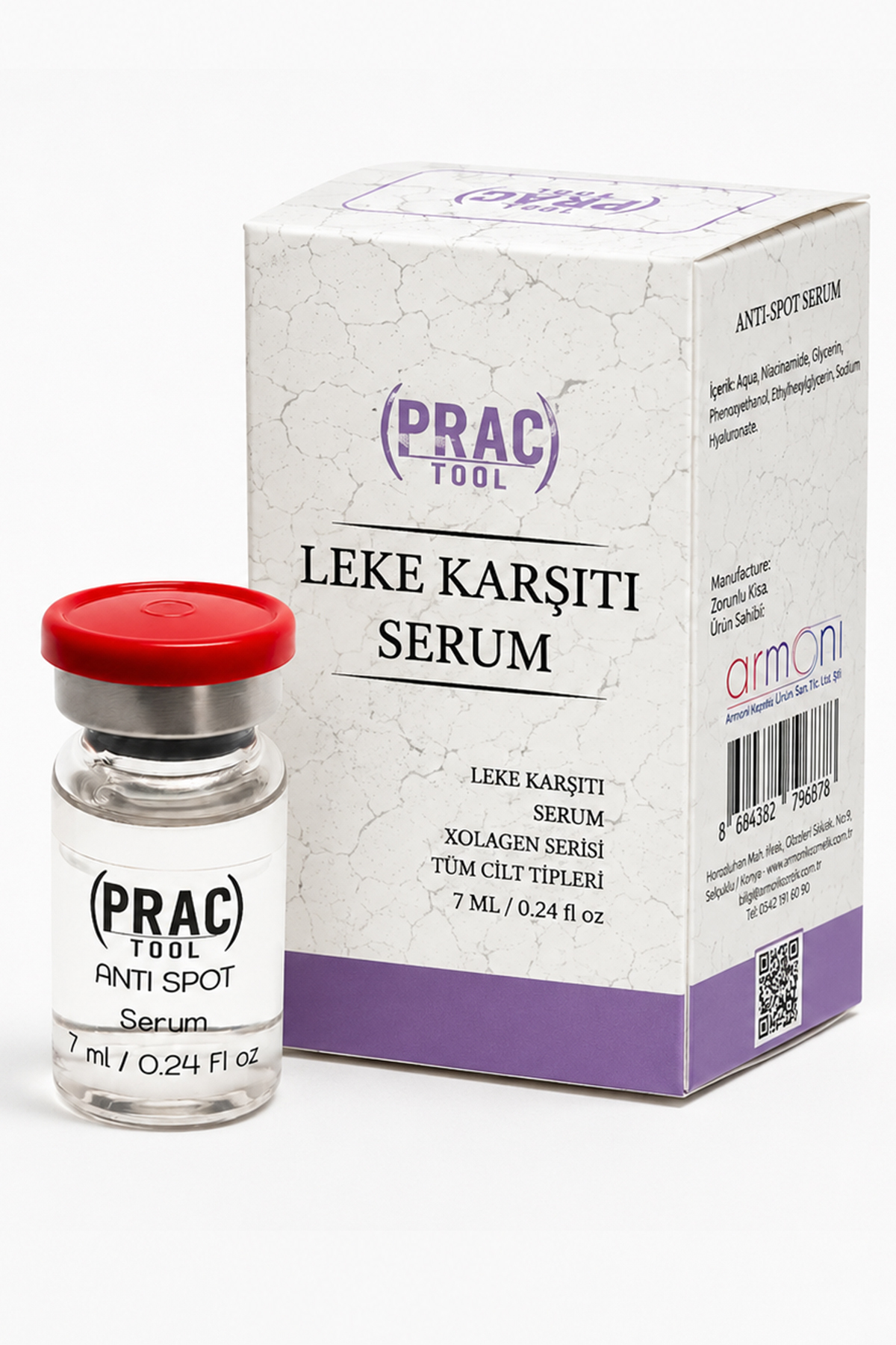 3 SET Prac Tool Somon Dna + C Vitamin + Spot Leke Dermapen Serum 7ml dermapen dermaroller serum 3 lü set — 3luarmpractoolsomondna7ml — تصویر 3 از 4