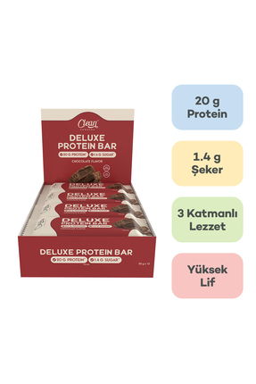 Clean Powders Deluxe Protein Bar %36 Protein 55 Gr 12 Adet - ÇİKOLATA