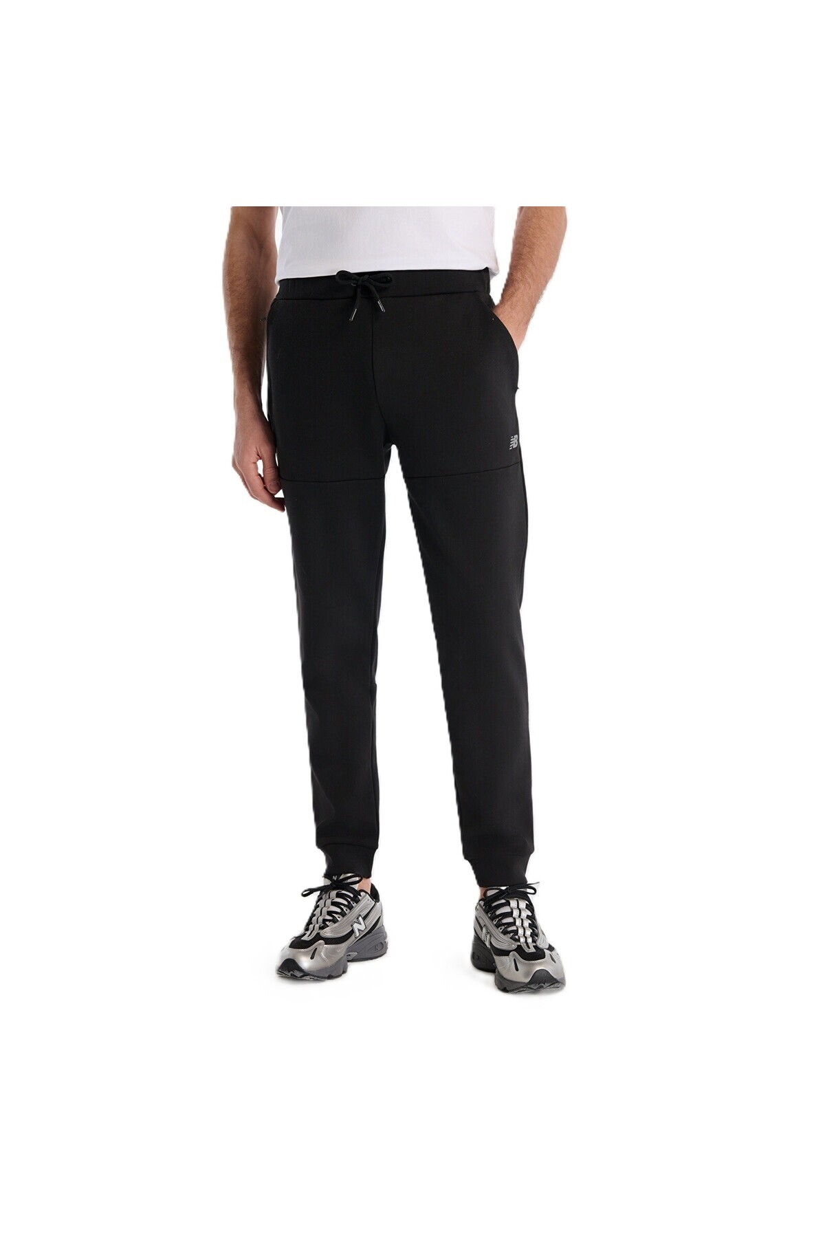 شلوار مردانه NB Lifestyle مدل sweatpants مشکی - MNP1517 نیو بالانس شلوار ورزشی New Balance