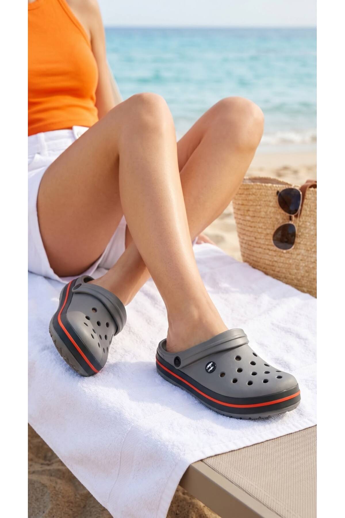Beyond Unisex Füme Crs Önü Kapalı Terlik 3cm BYNDCROCS01 görsel 3
