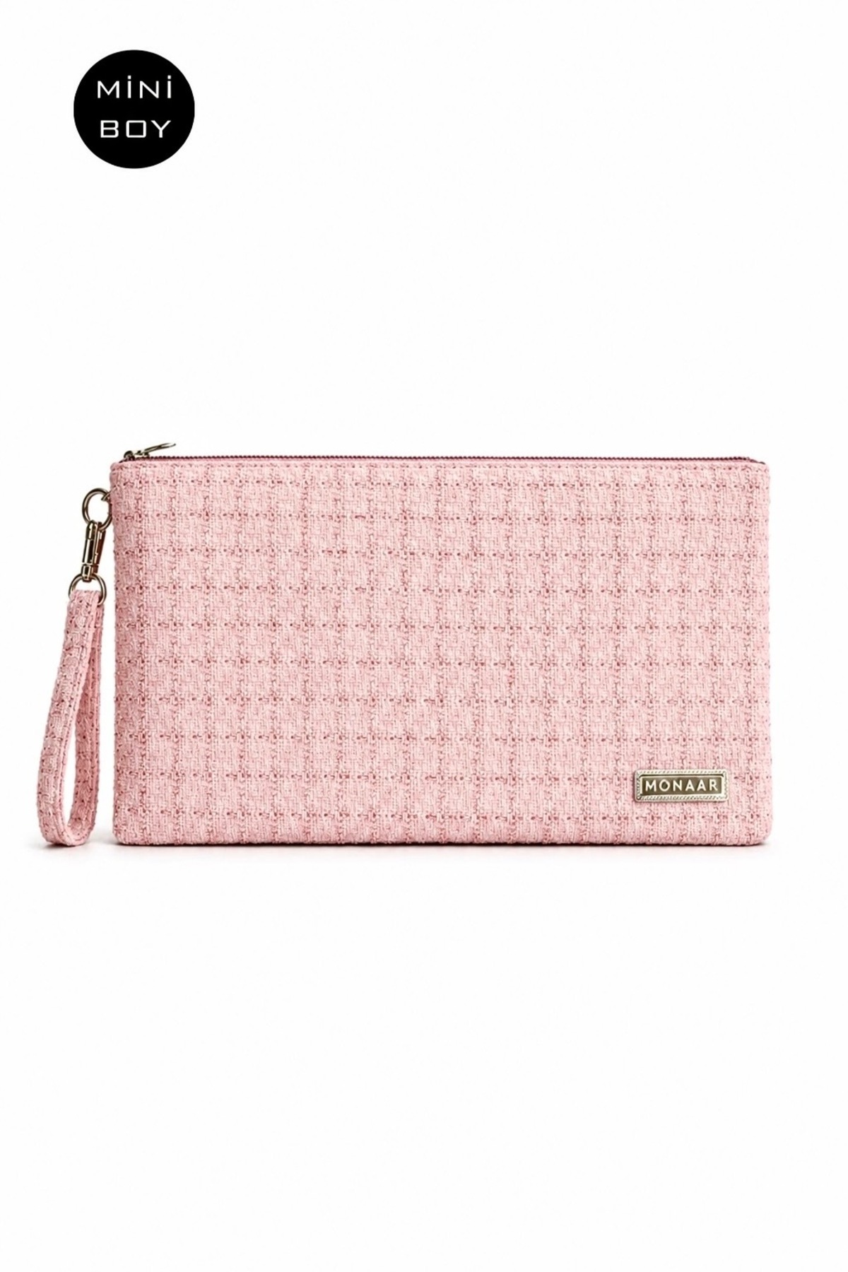 MONAAR Simli Parıltılı Tüvit Şanel Clutch Portföy Çanta 29x19cm