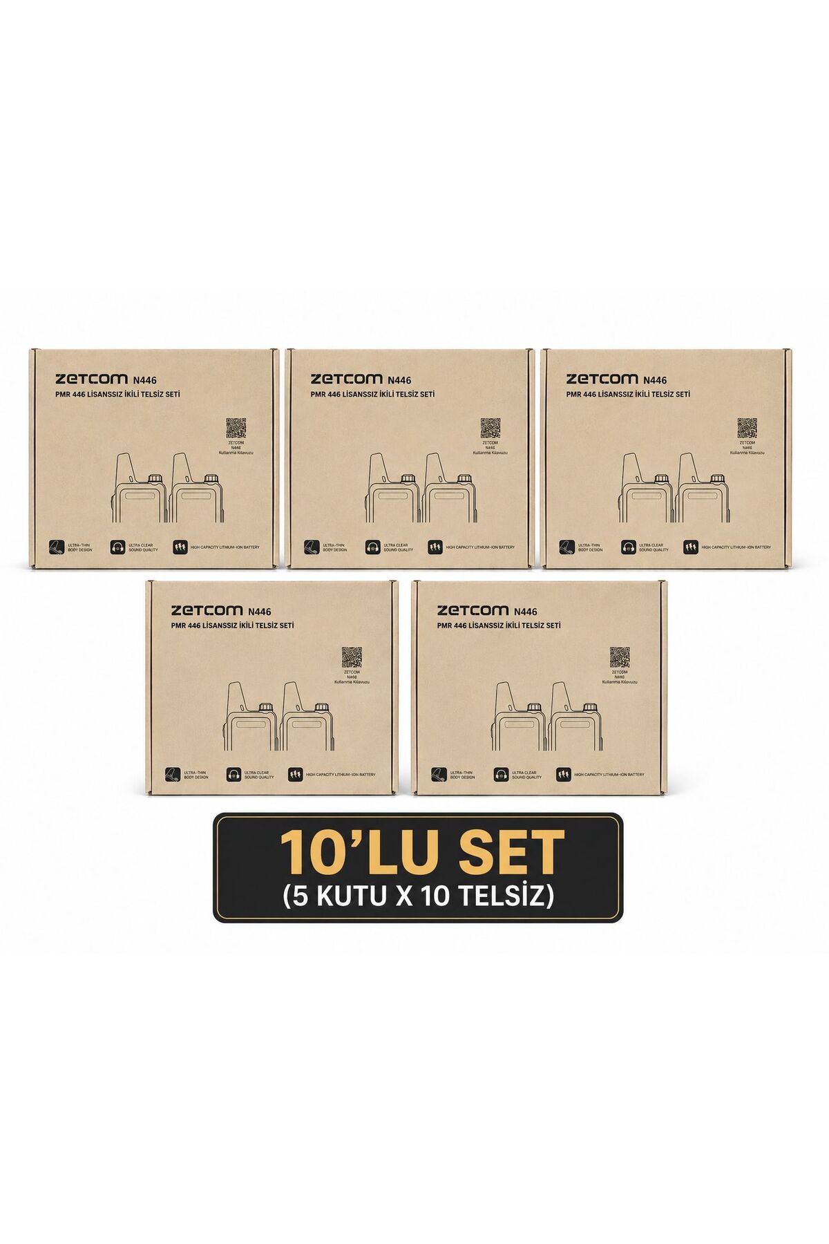 ZETCOM N446 PMR El Telsizi (10'lu Set) - Fiyatı, Yorumları
