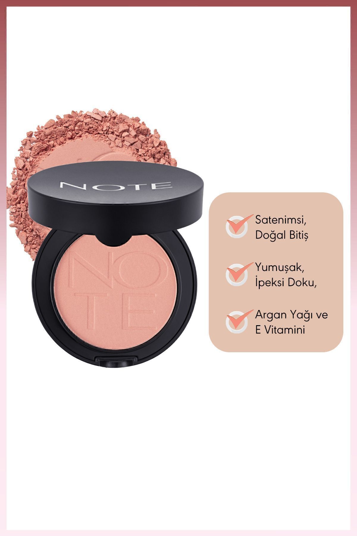 رژگونه پودری فشرده لومینوس سیلک - شماره 09 صورتی خاکی — صورتی BLSH LUM COMPACT — تصویر 2 از 5