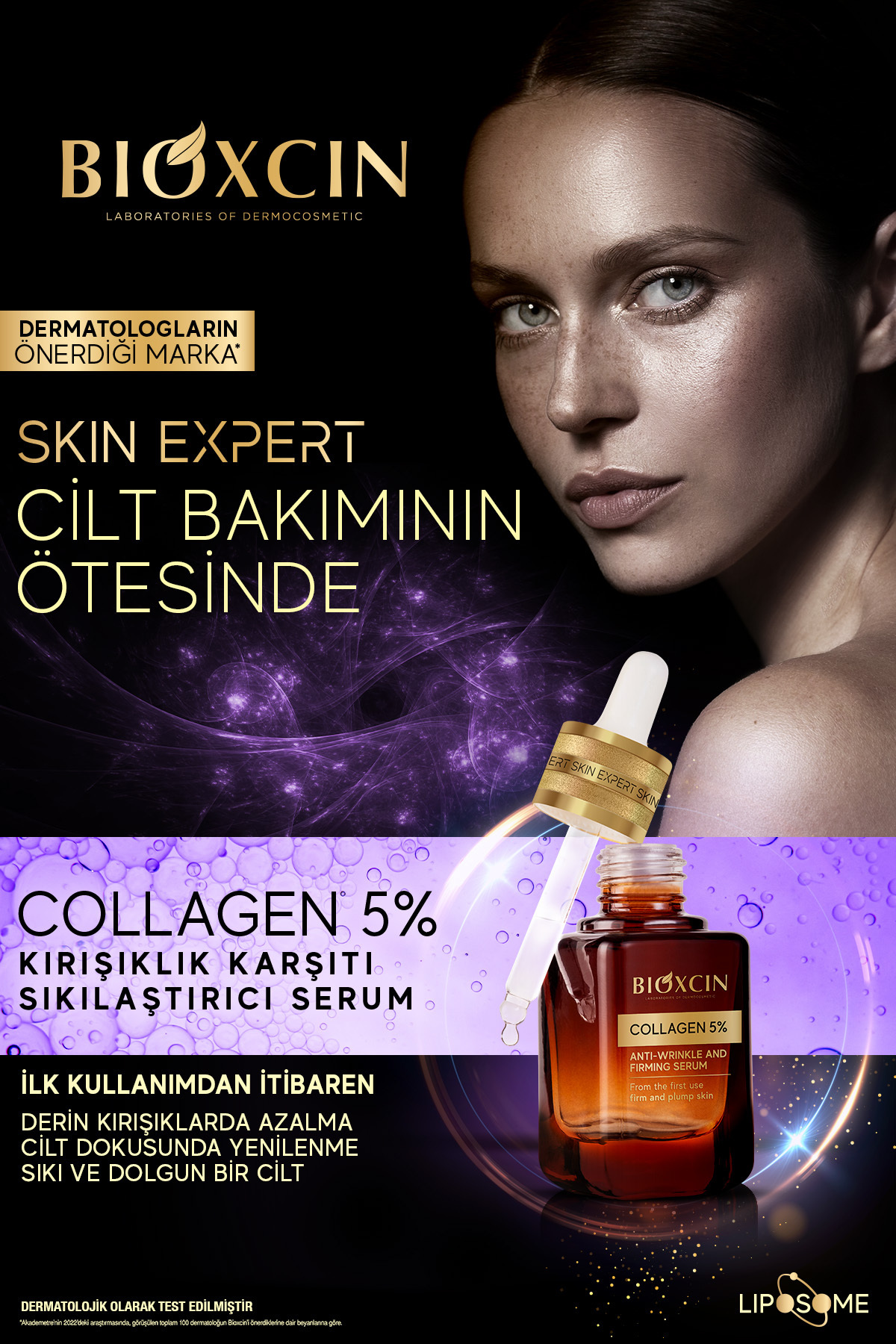 Skin Expert Collagen 5% Kırışıklık Karşıtı Sıkılaştırıcı Serum 30 ml - Koenzim Q10 Retinol — 8680512632542 — تصویر 9 از 9