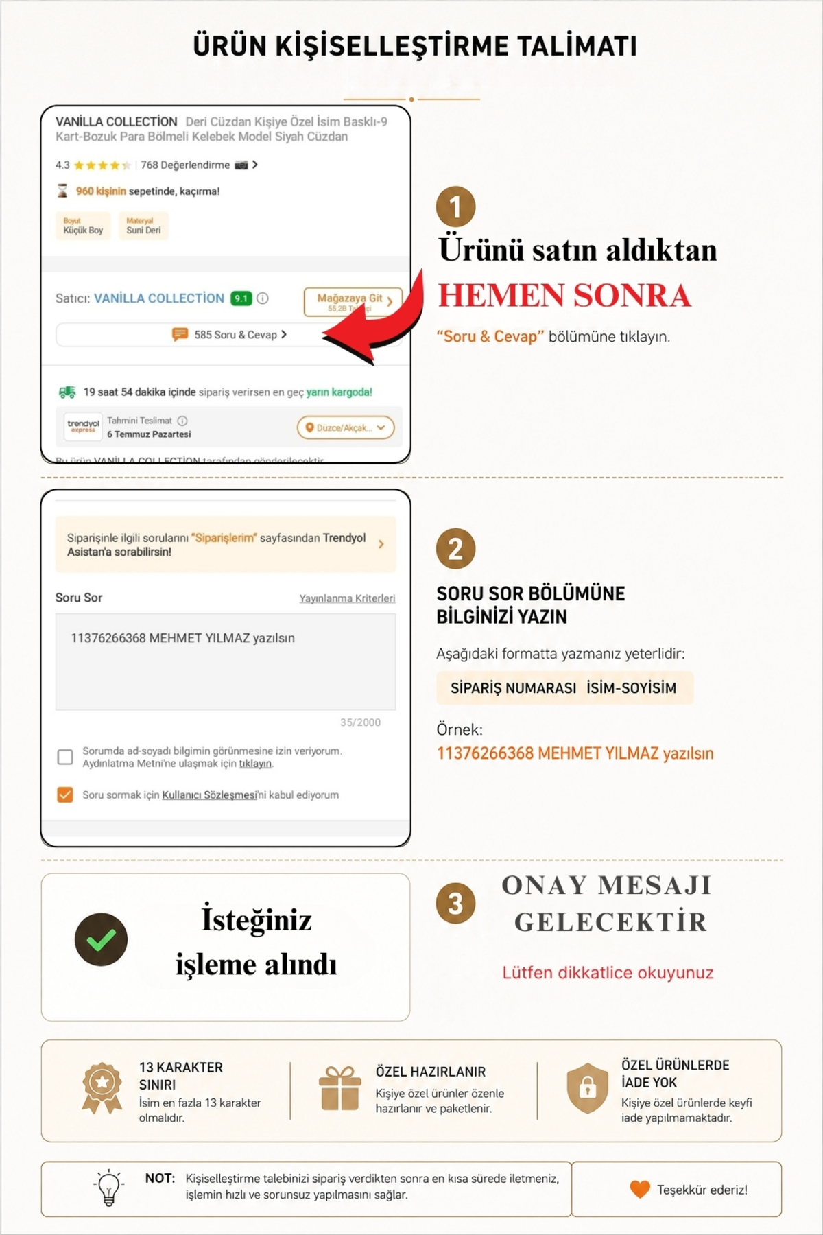 VANİLLA COLLECTİON Erkek Cüzdan | İsim Baskılı | Bozuk para cepli | Çıtçıtlı Kapak | 8 Kart Cepli | Modern Tasarım görsel 2