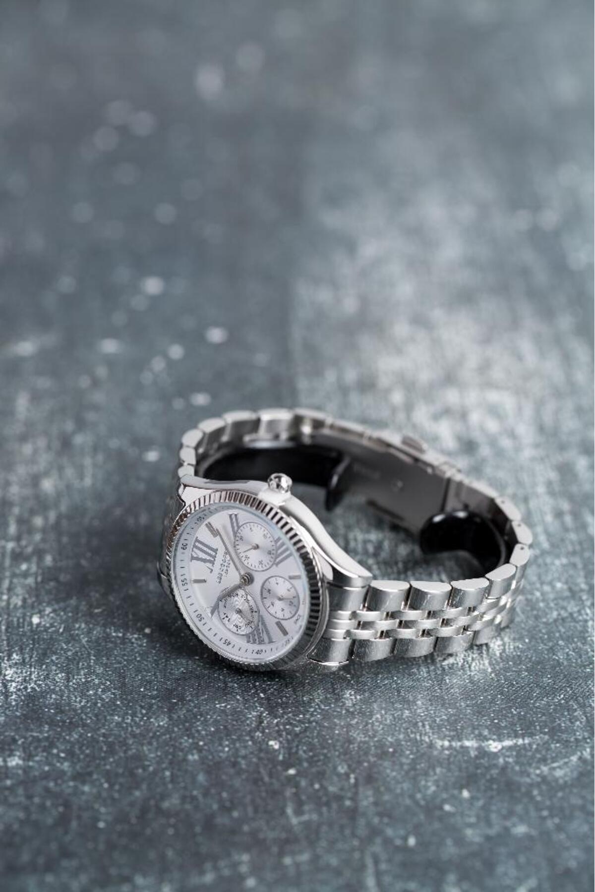 Silver White Functions Active Lc07333 Women Wrist Watch