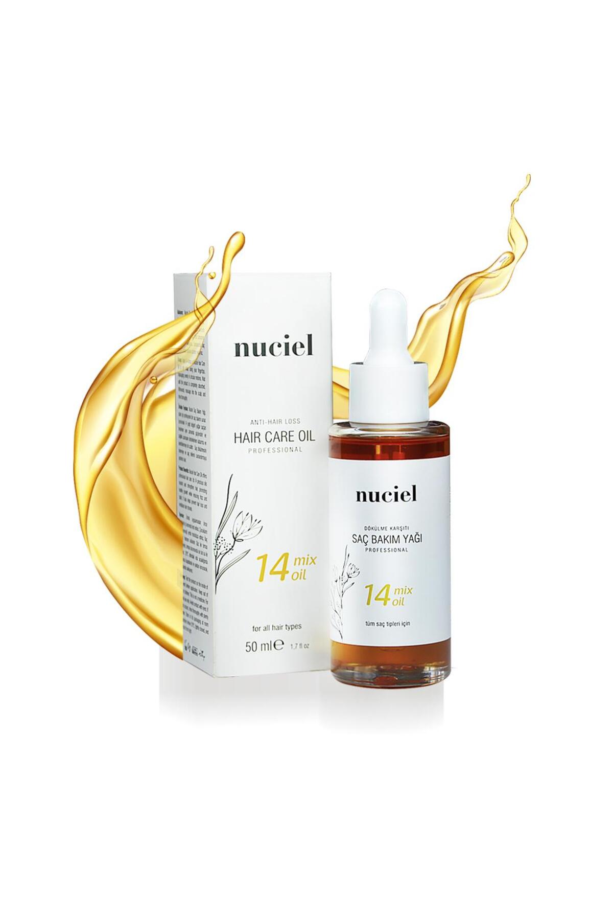14mix oil saç bakım yağı Dökülme karşıtı& Sağlıklı uzama destekli — nuc-mo — تصویر 5 از 5