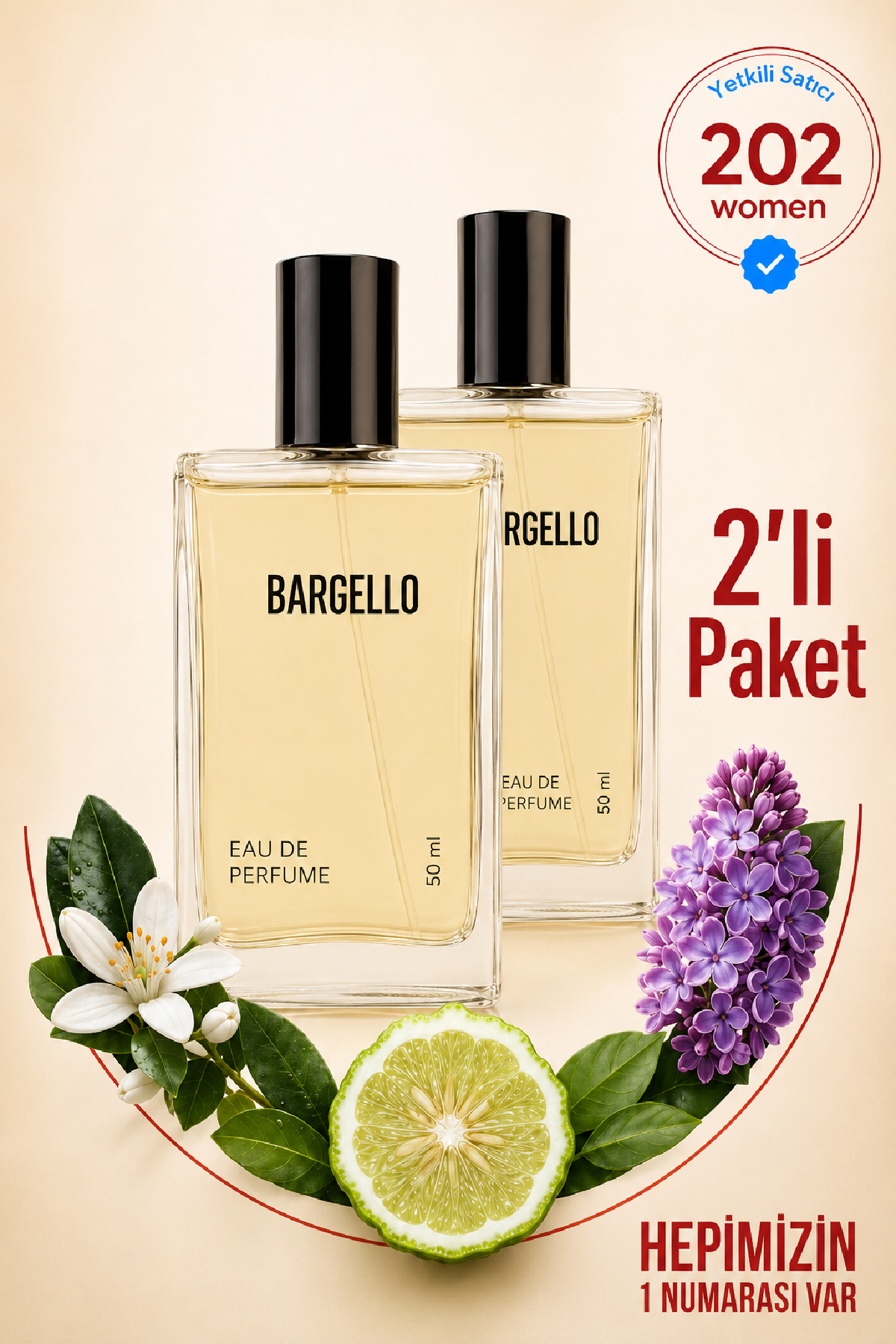 Bargello 202x2(2ADET) Kadın Parfüm Oriental 50 ml Edp — RSAF460