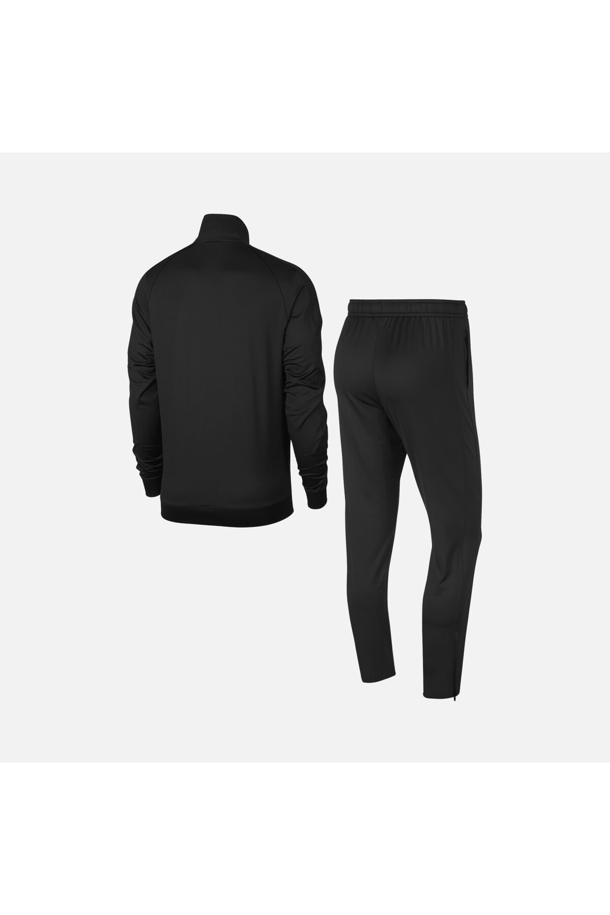 ست لباس ورزشی مردانه تمام زیپ Barcin Basics مدل Sportswear Detail on Legs — مشکی BB200 — تصویر 2 از 3