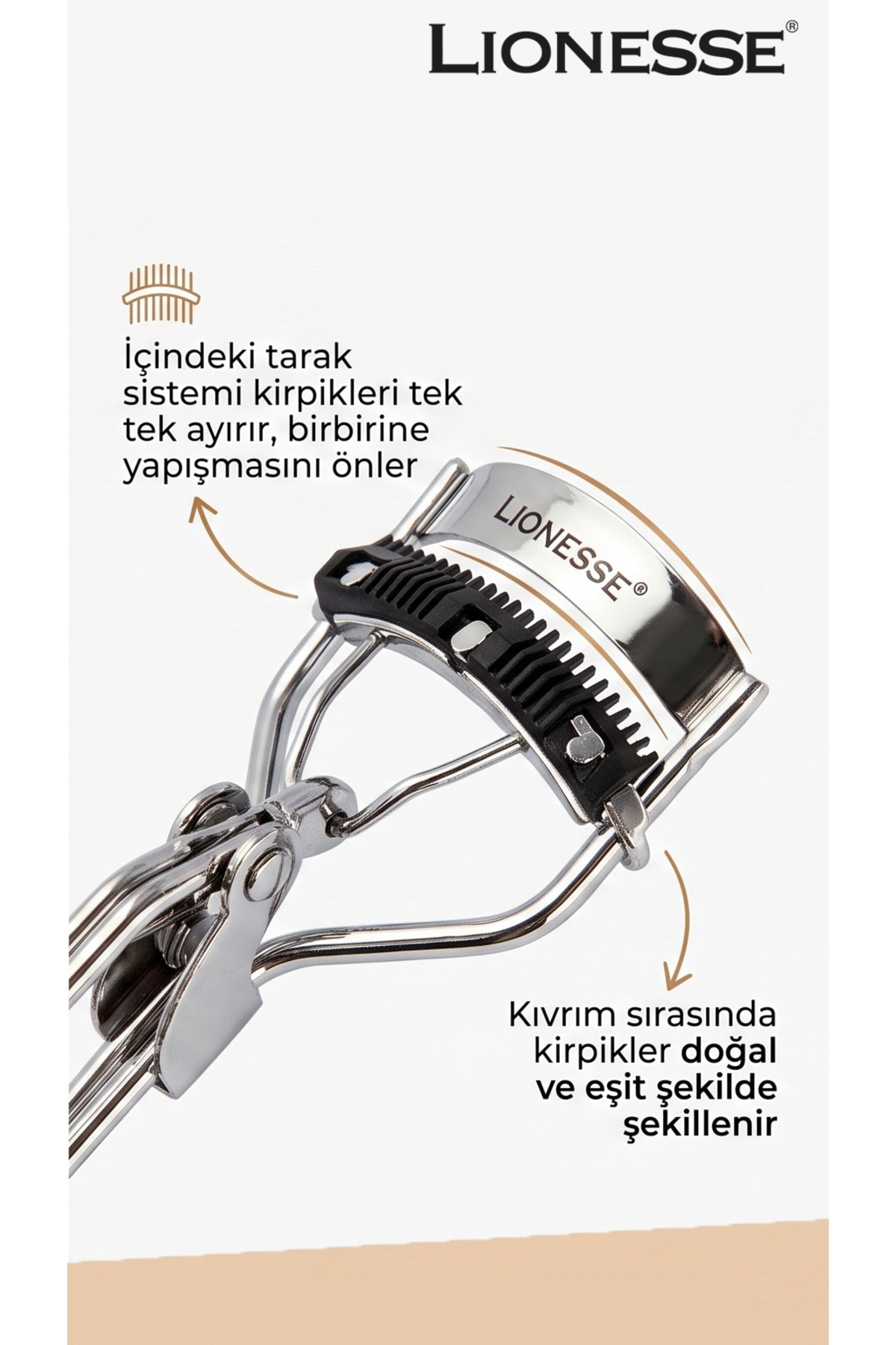 Üç Boyutlu Kirpik Kıvırıcı 814 - Profesyonel Kirpik Ayırma - Lifting Etkisi — مشکی — تصویر 4 از 4