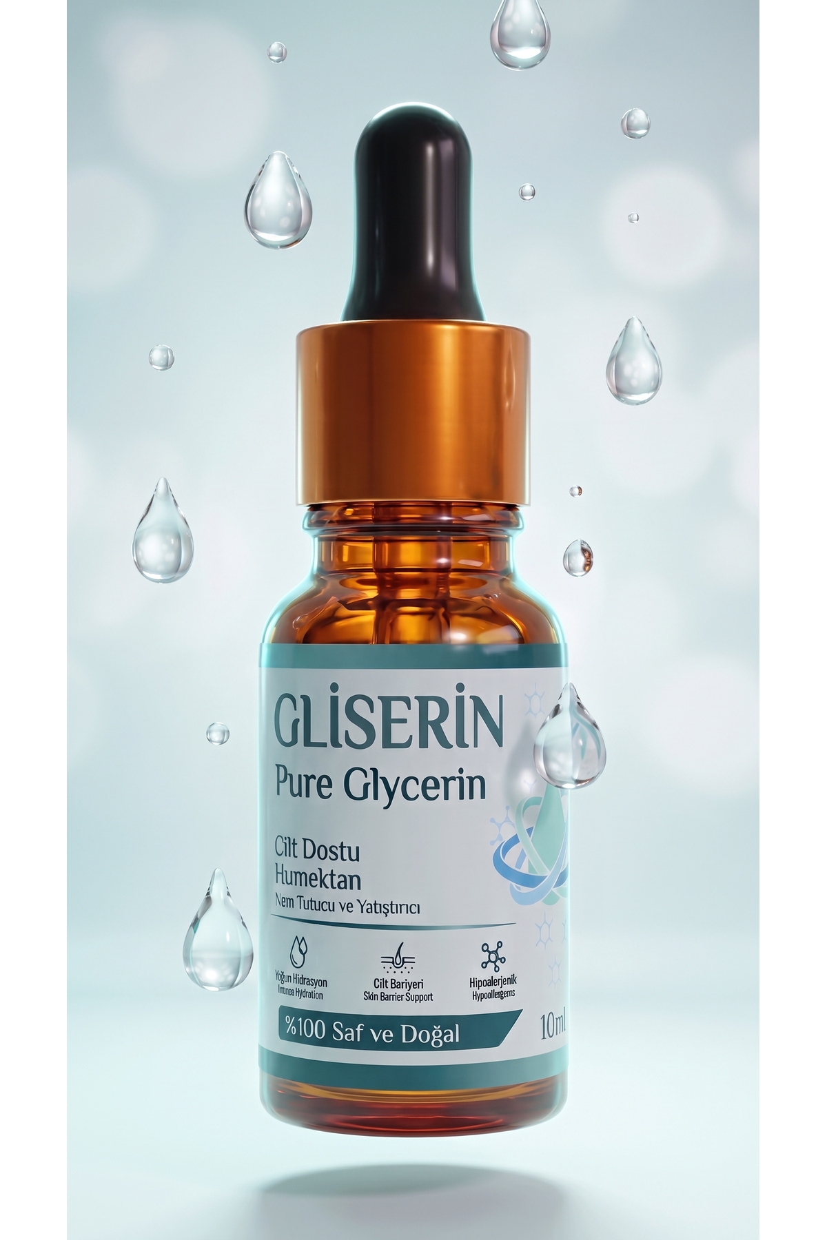 Bitkisel Gliserin 10 ml / %100 Saf Ve Doğal / Glycerin — A1-Gliserin-10ml — تصویر 4 از 6
