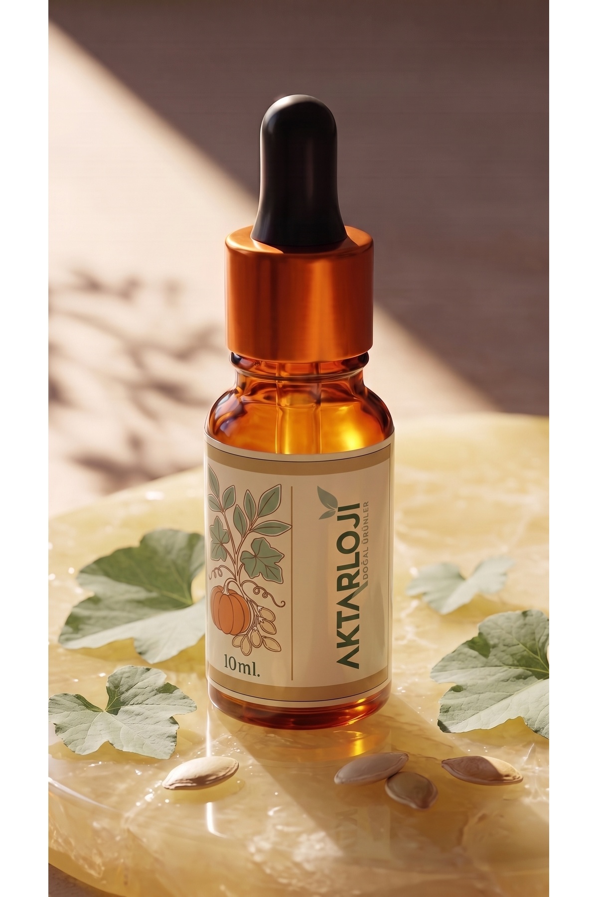 Kabak Çekirdeği Yağı 10 ml / Soğuk Sıkım / %100 Saf Ve Doğal / Pumpkin Seeds Oil — A1-Kabak-Cekirdeği-yag-10 — تصویر 8 از 8