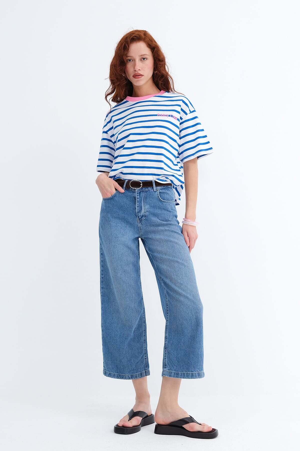 Addax Kemerli Wide Leg Pantolon PN26461 - Fiyatı