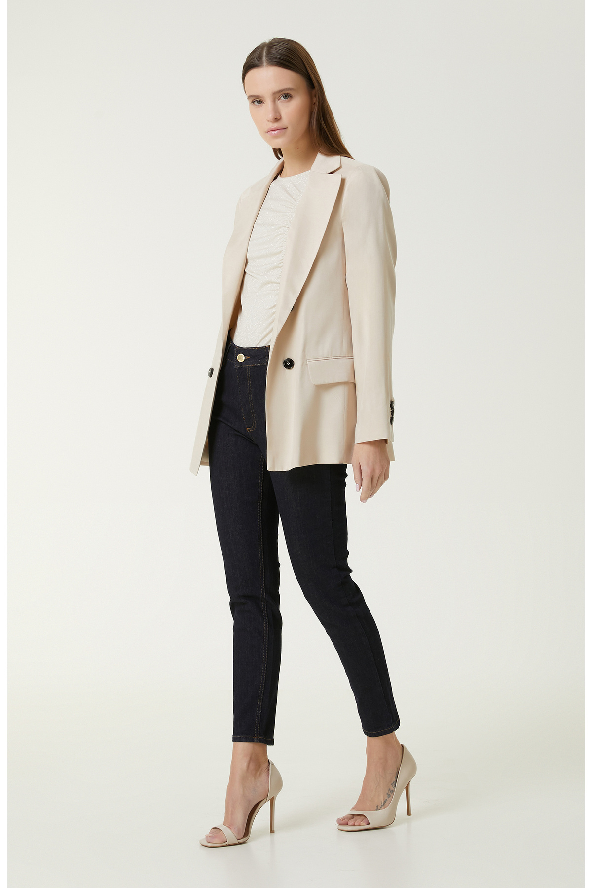 Resim Network Bej Blazer Ceket 