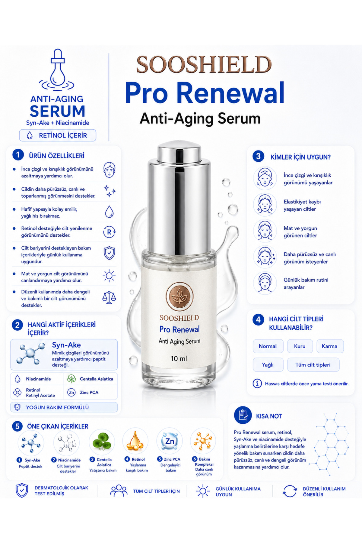 Pro Renewal Serum | Anti-Aging kırışıklık karşıtı, Botoks etkili serum — 3 — تصویر 2 از 6