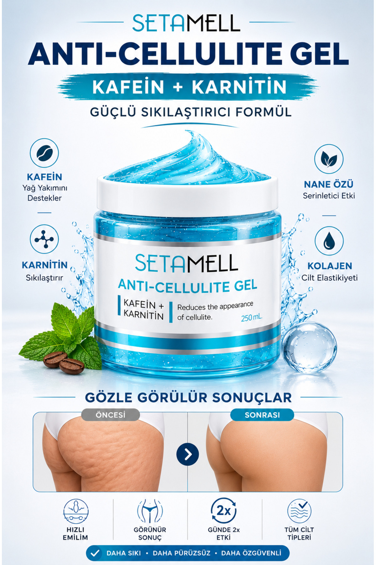 Setamell - Sıkılaştırıcı, Selülit Ve Çatlak Giderici Vücut