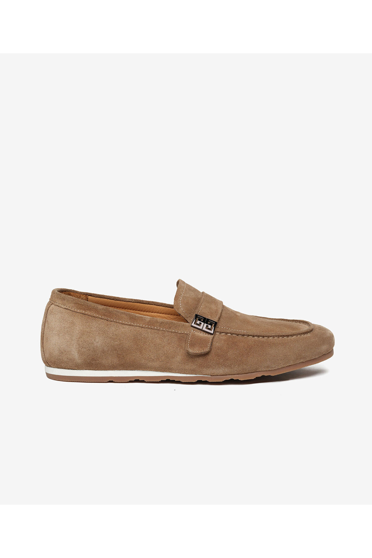Greyder Erkek Kahverengi Hakiki Deri Loafer Ayakkabı 6Y1UA64756