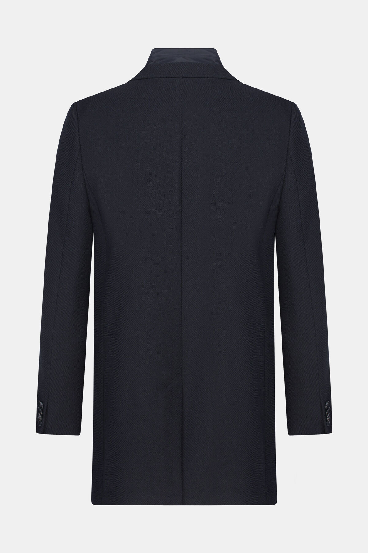 W Collection LACİVERT FERMUAR DETAYLI PALTO görsel 6