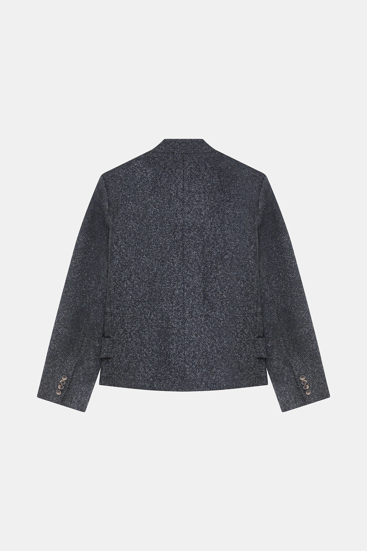 W Collection ANTRASİT KRUVAZE KISA KABAN görsel 2