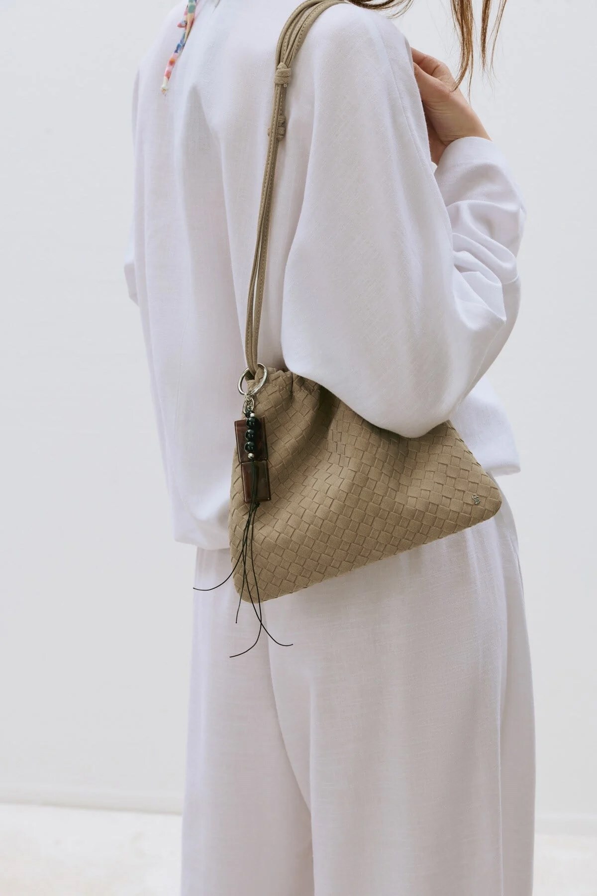 Suud Collection Vizon Casie Süet Torba Çanta görsel 8