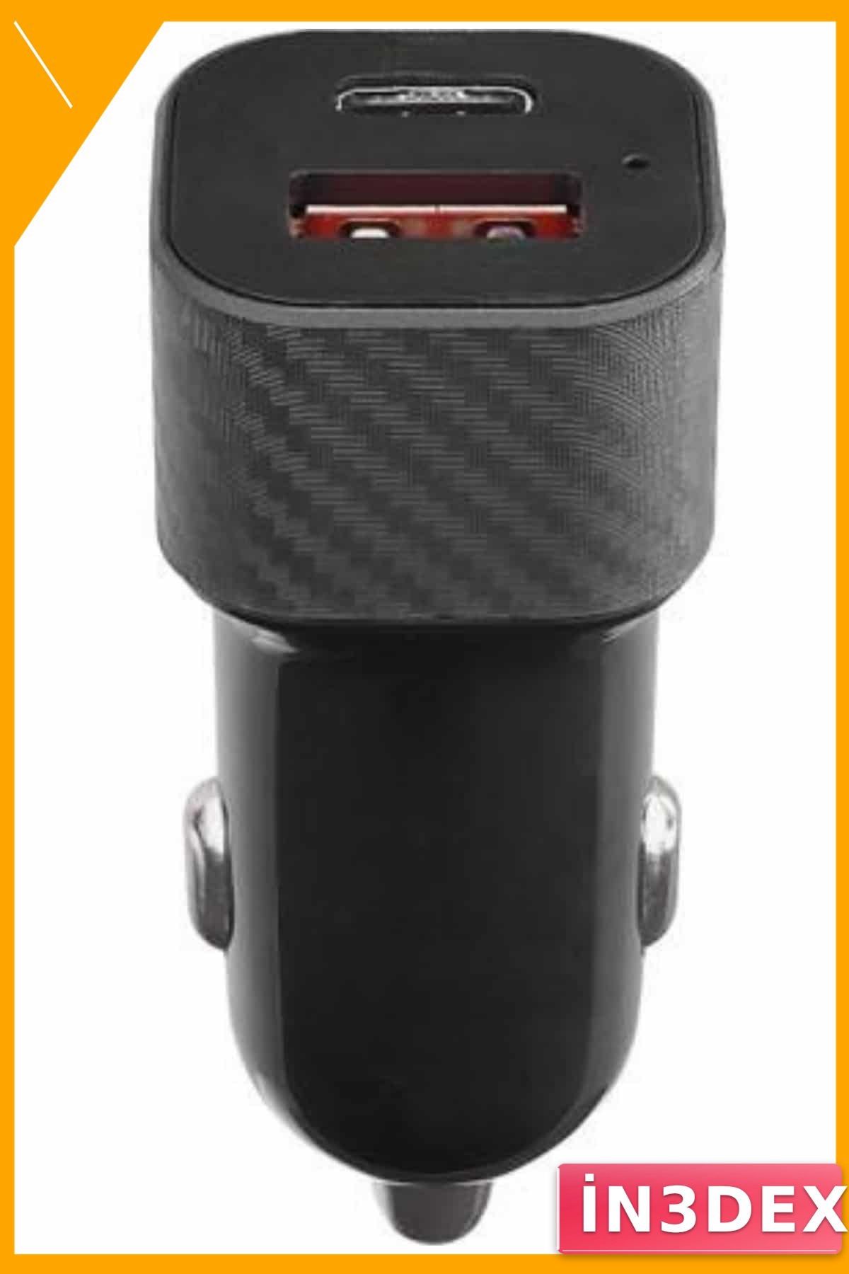 38W Hızlı Şarj Araç Çakmaklık Type-C PD USB Oto Şarj Cihazı