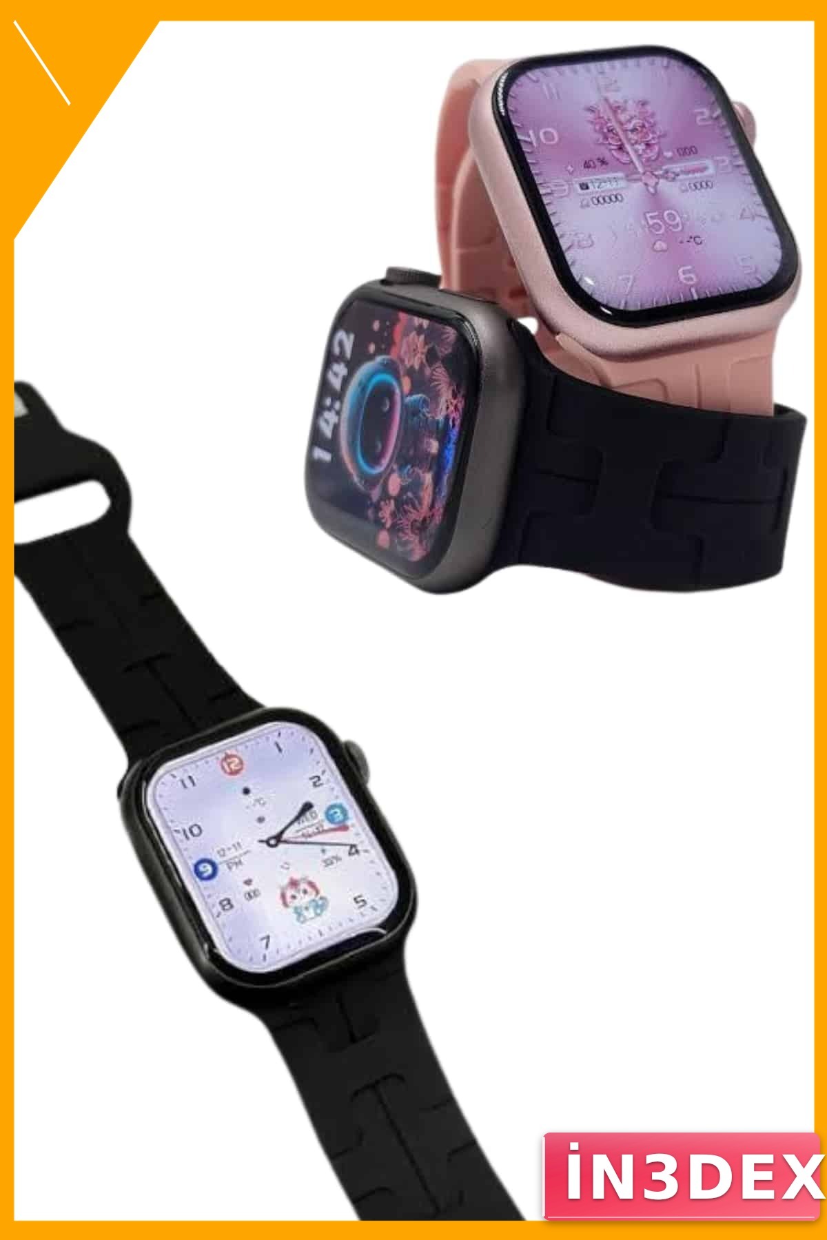 Akıllı Saat 1.70 inç AMOLED Ekran 41 mm Kasa Kablosuz Şarj