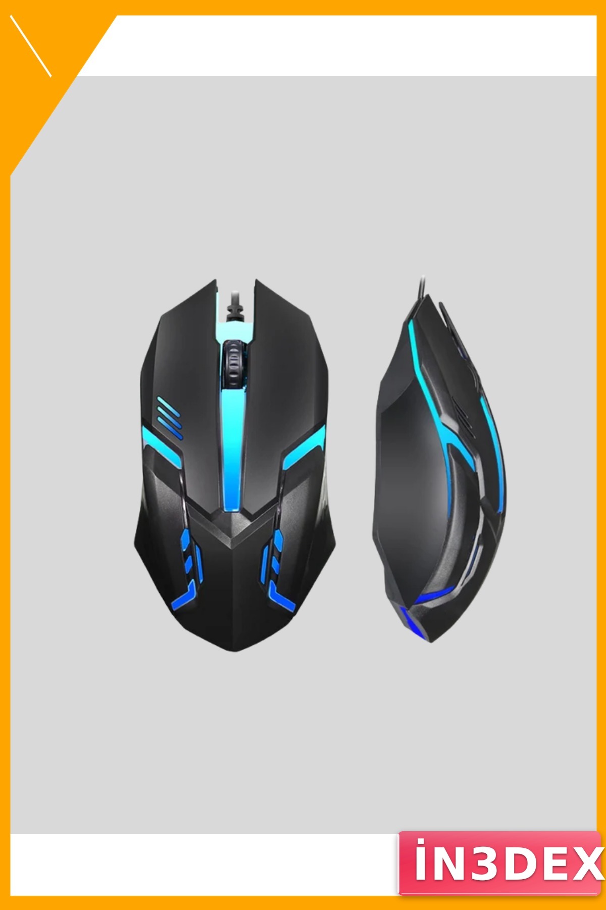 LED Işıklı Mekanik Oyun Klavye ve Mouse Seti PG8018