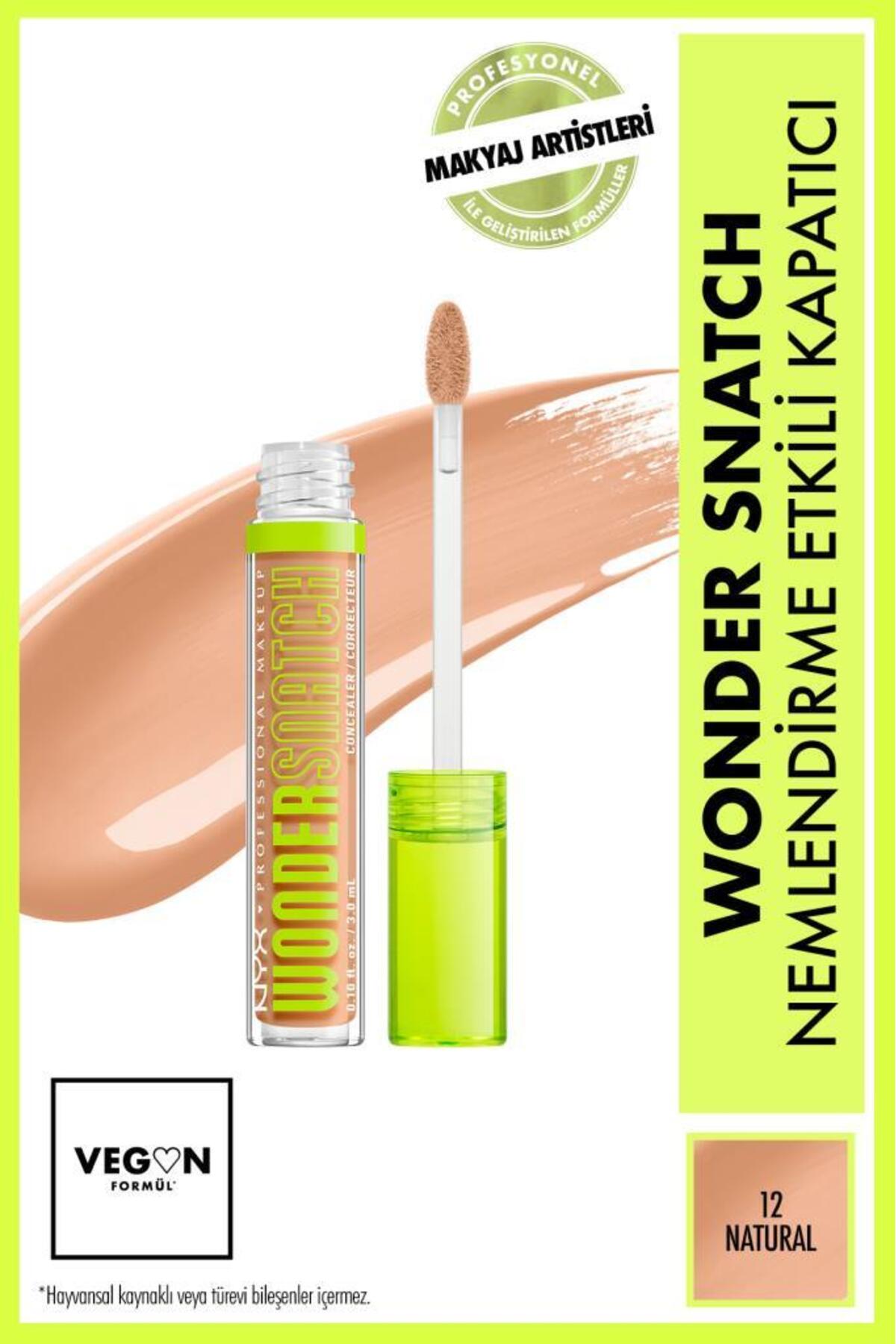 NYX Professional Makeup کانسیلر آبرسان واندر اسنچ - 12 رنگ طبیعی — NYXWONDERKAPATICI