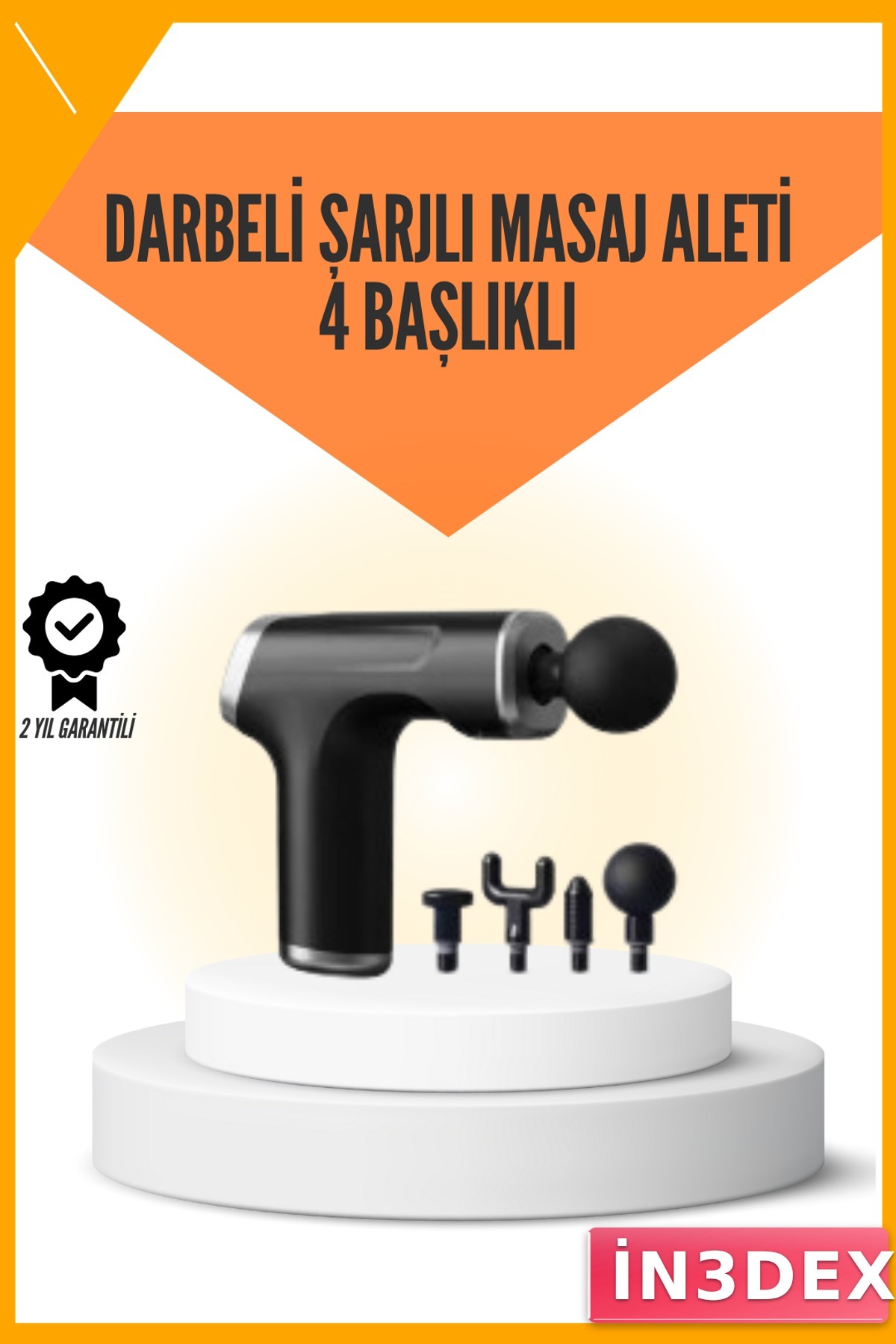 Taşınabilir vücut Masaj Aleti 6 Hızlı Sessiz Titreşimli