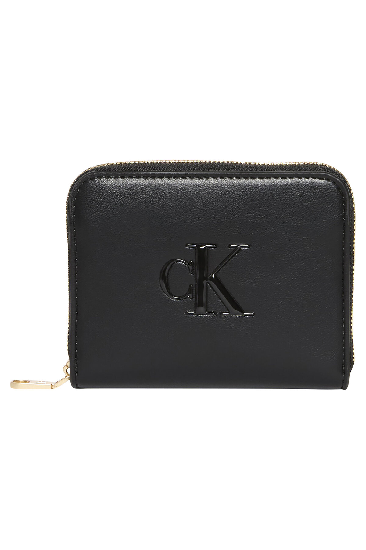 Calvin Klein Bold CK Orta Boy Fermuarlı Kadın Siyah Cüzdan LV04F1154G-UB1