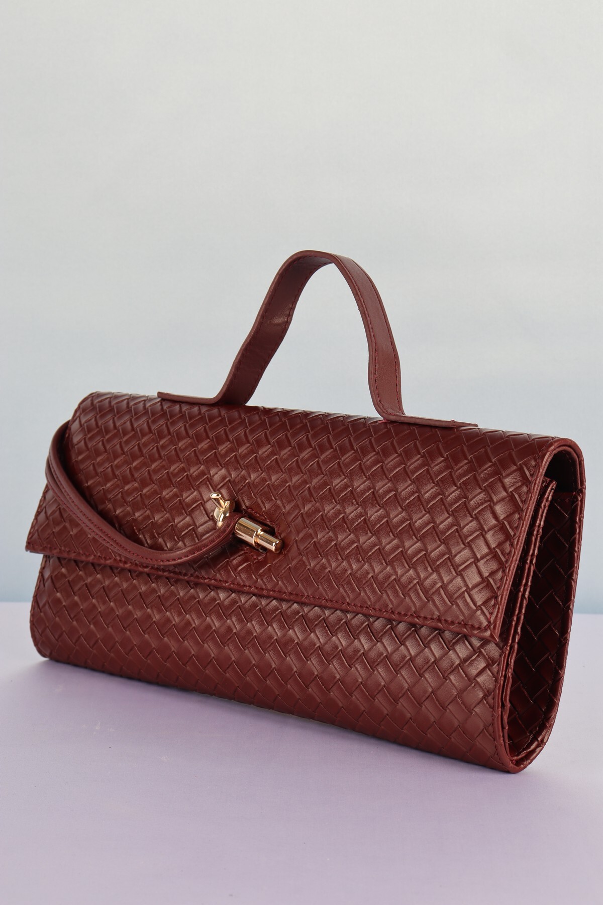 weem bag Elysara EB0427 | ÖRGÜ KİLİTLİ ŞIK PORTFÖY ÇANTA görsel 3