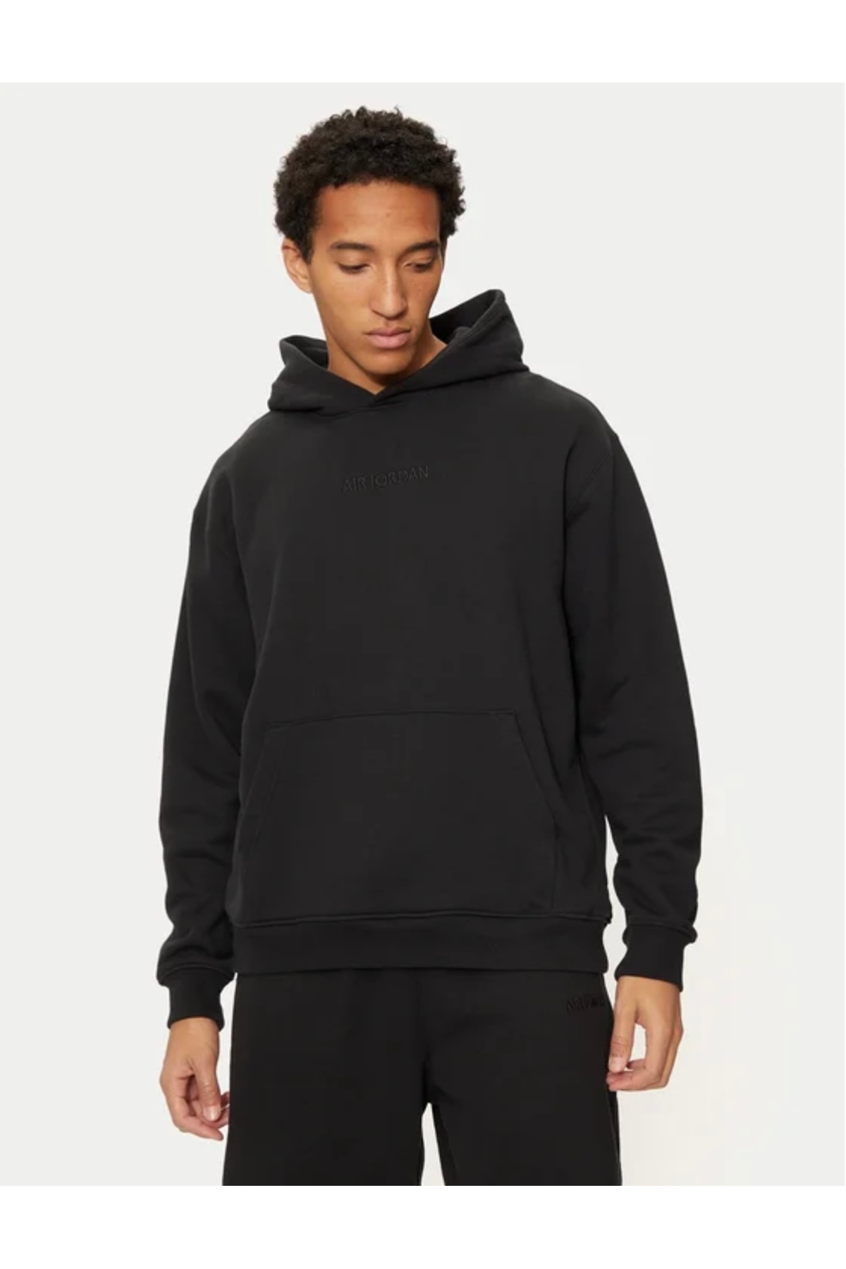سویشرت مردانه ایر جردن مدل Wordmark Fleece Plyover Sprint Sport نایکی سویشرت اسپرت Nike