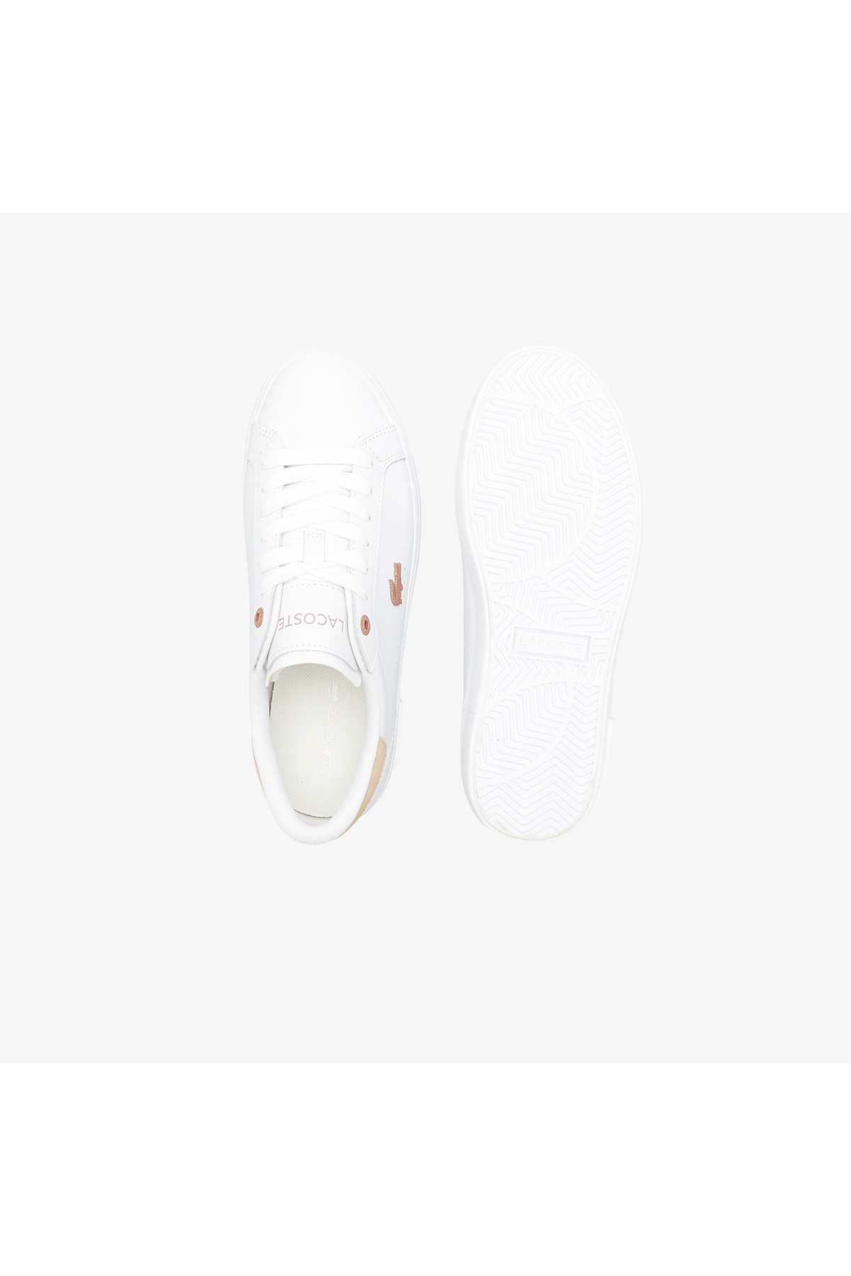 Lacoste Powercourt Kadın Beyaz Sneaker görsel 6