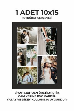 Baskılar 1 ADET 10x15 ÇERÇEVE - 10x15 SİYAH ÇERÇEVE - MİNİ FOTOĞRAF ÇERÇEVESİ...