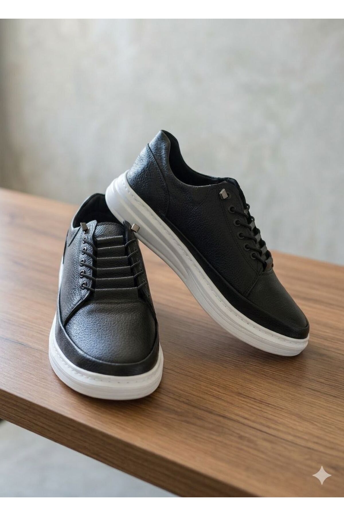 GENCTANİR SHOES Jules Mat Deri Akıllı Bağcıklı Klasik Erkek Ayakkabı