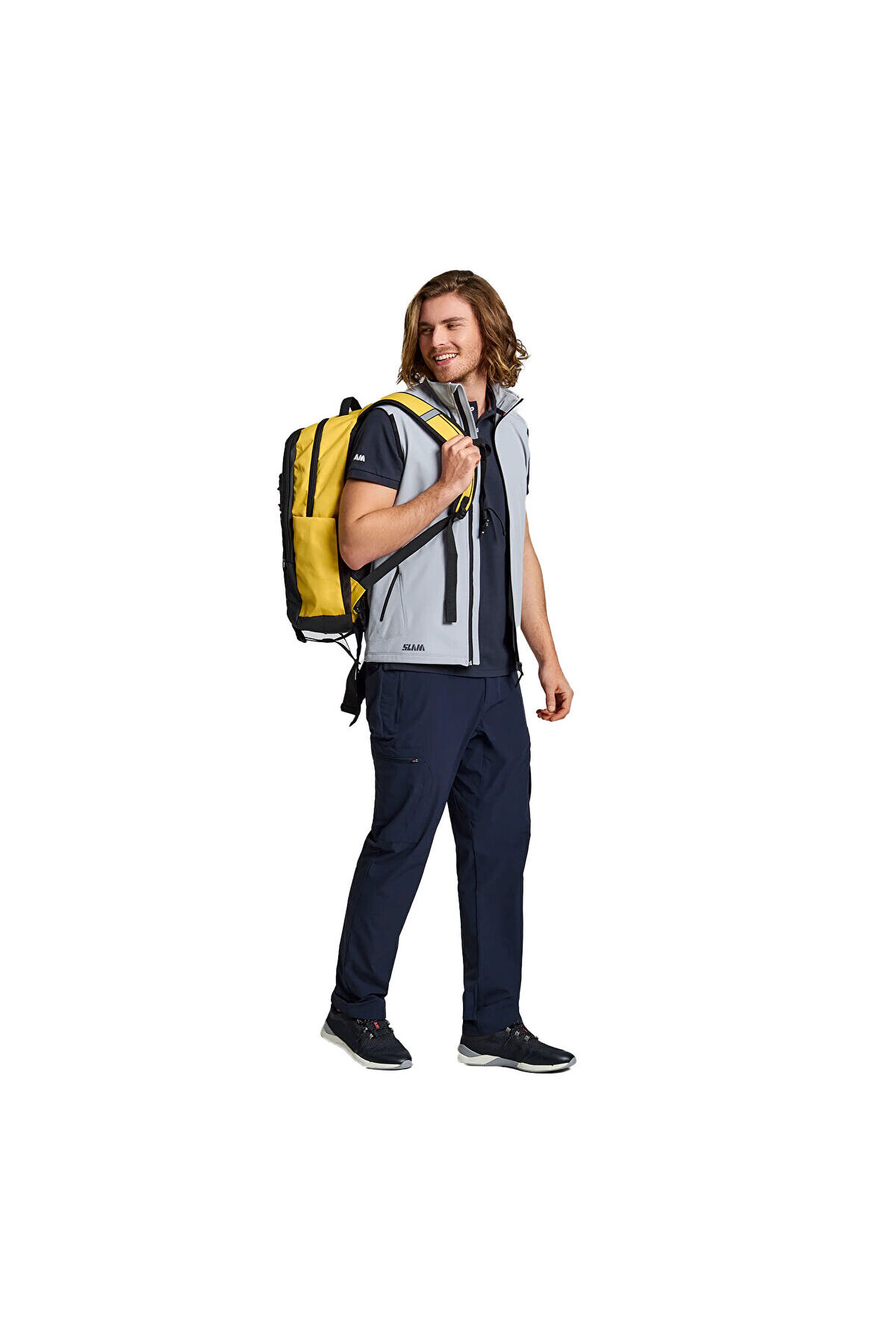 Act Softshell Vest Men's Gray Vest with NEVAVM Difference