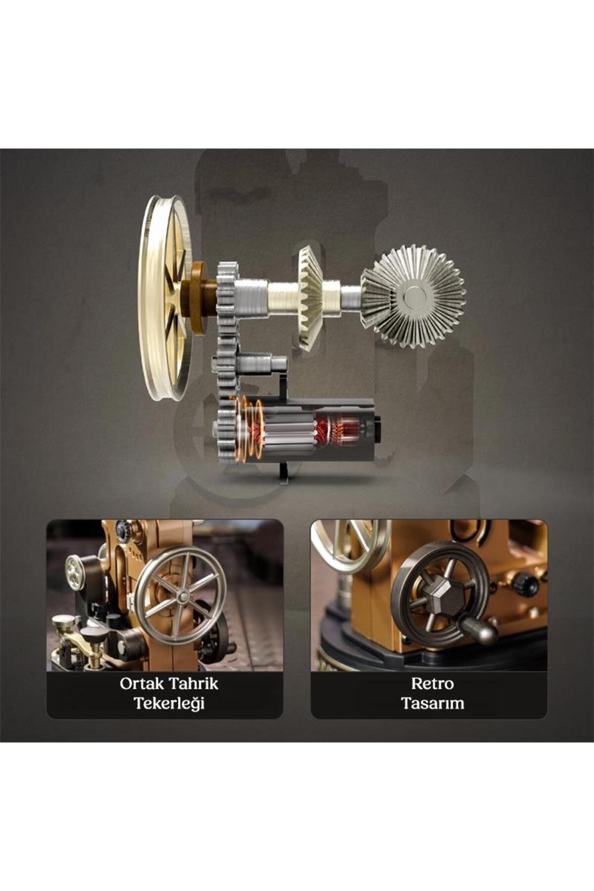 ROKR CGM02 Morse Telegraph DIY Mechanical 3D Puzzle Maket Model