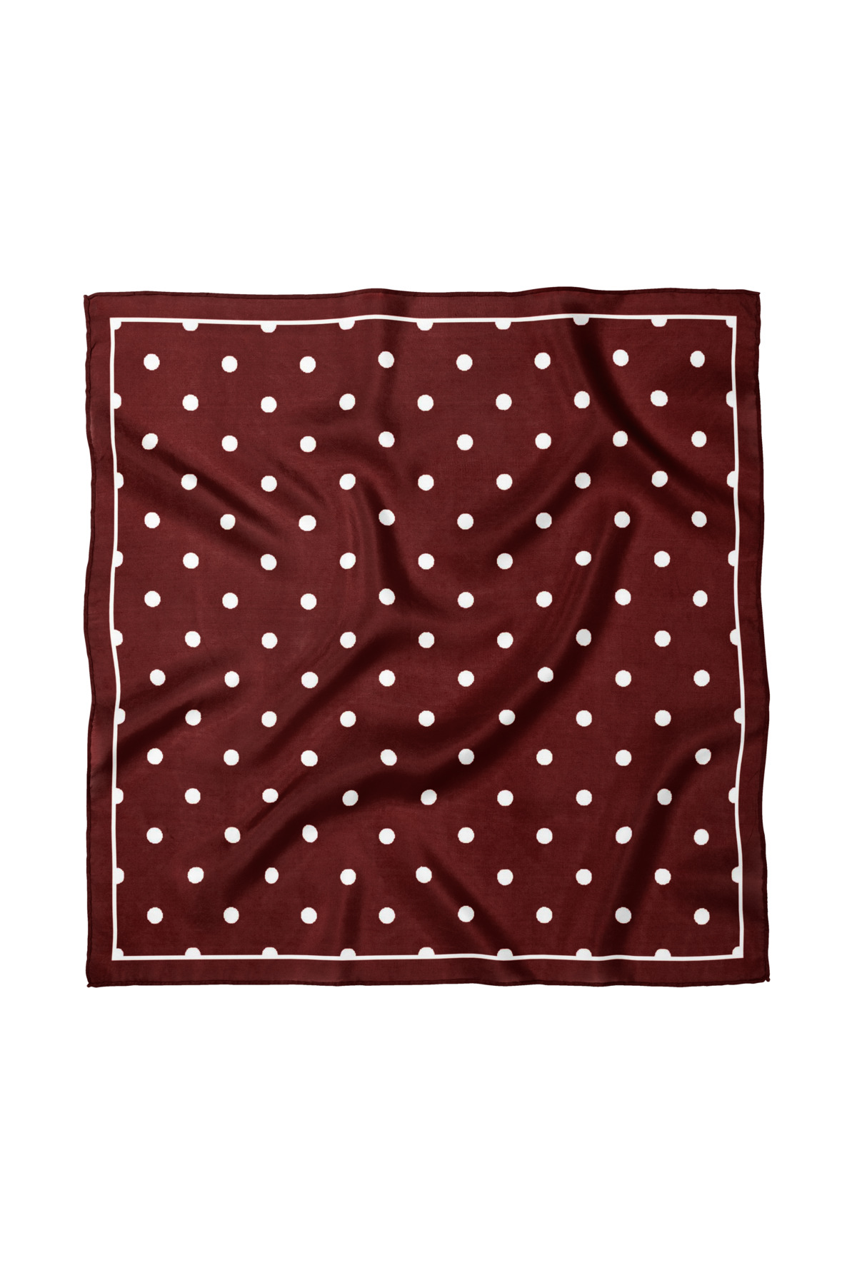 Polka Dot Patterned Scarf / Bandana 50x50cm