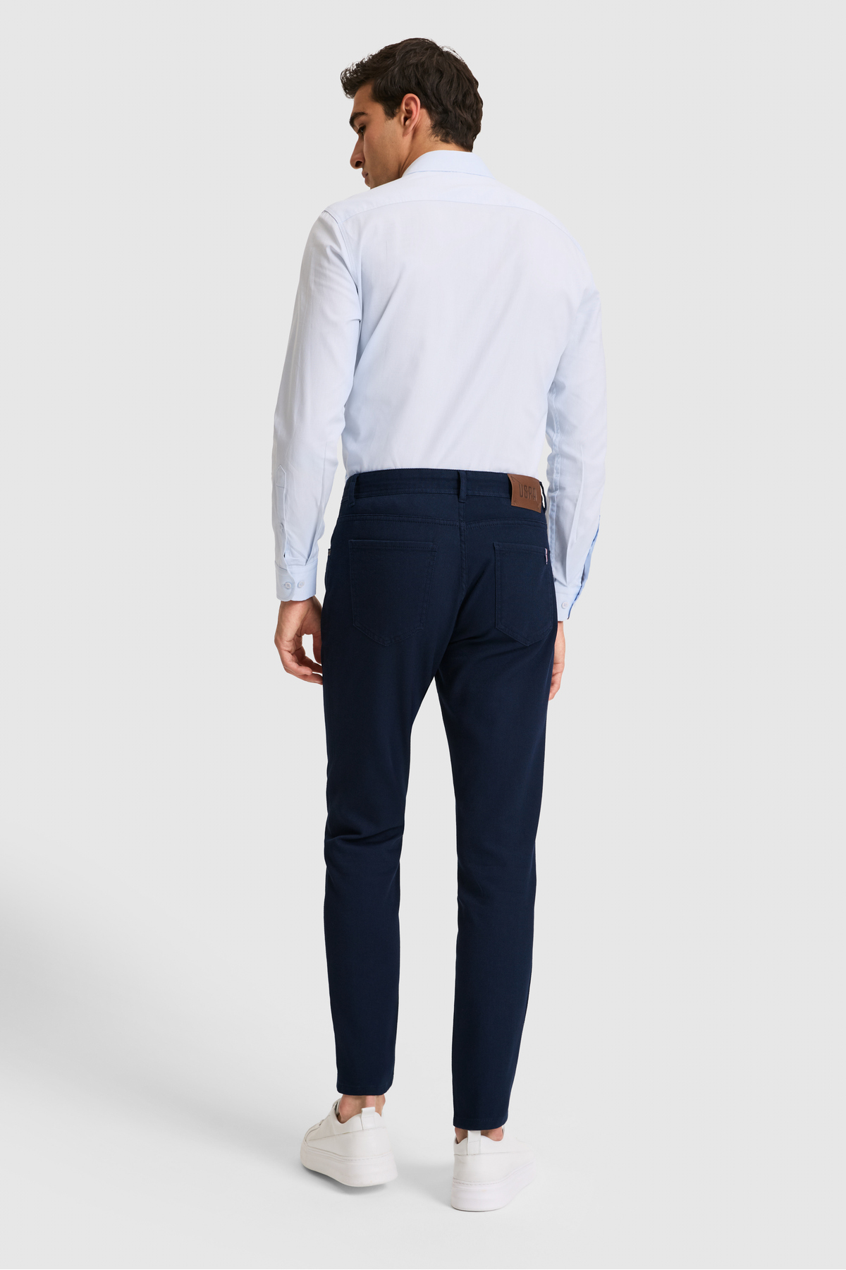 U.S. Polo Assn. Erkek Lacivert Kanvas Pantolon 50326183-VR033 görsel 5