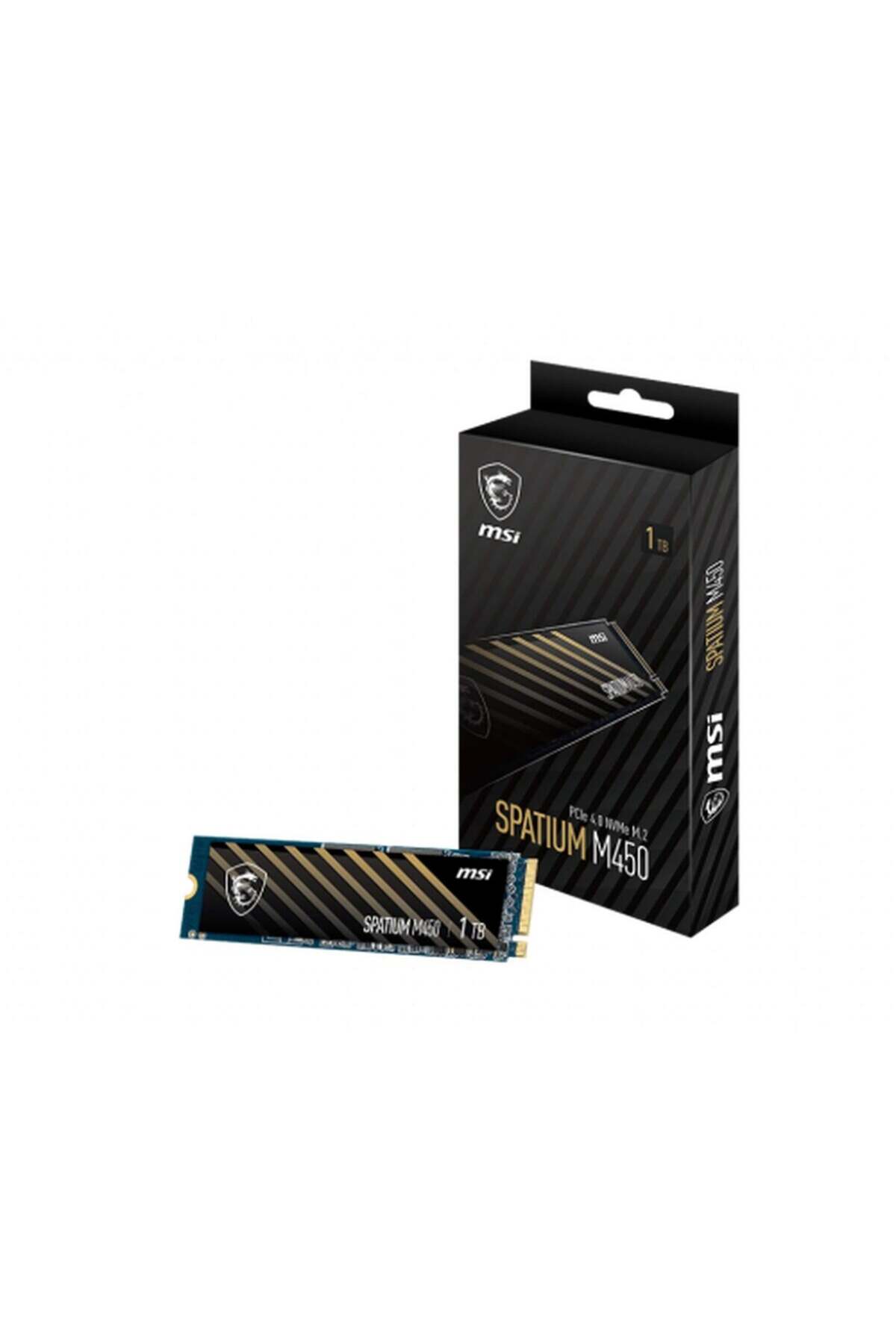 MSI 1Tb Spatium M450 V1 Nvme Pcıe Gen4 X4 Okuma 3400Mb – Yazma