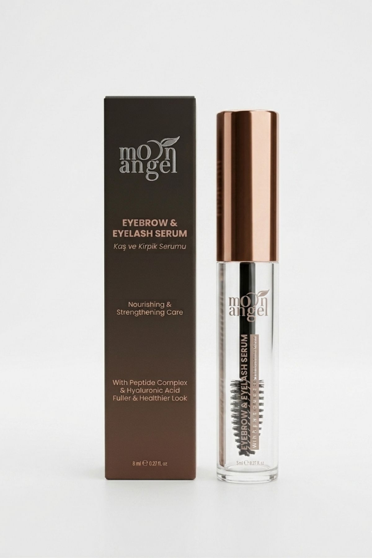 Kaş ve Kirpik Serum 8 ml (Peptide Complex ve Hyaluronic Acid) Besleyici Bakım Serumu — görsel 3