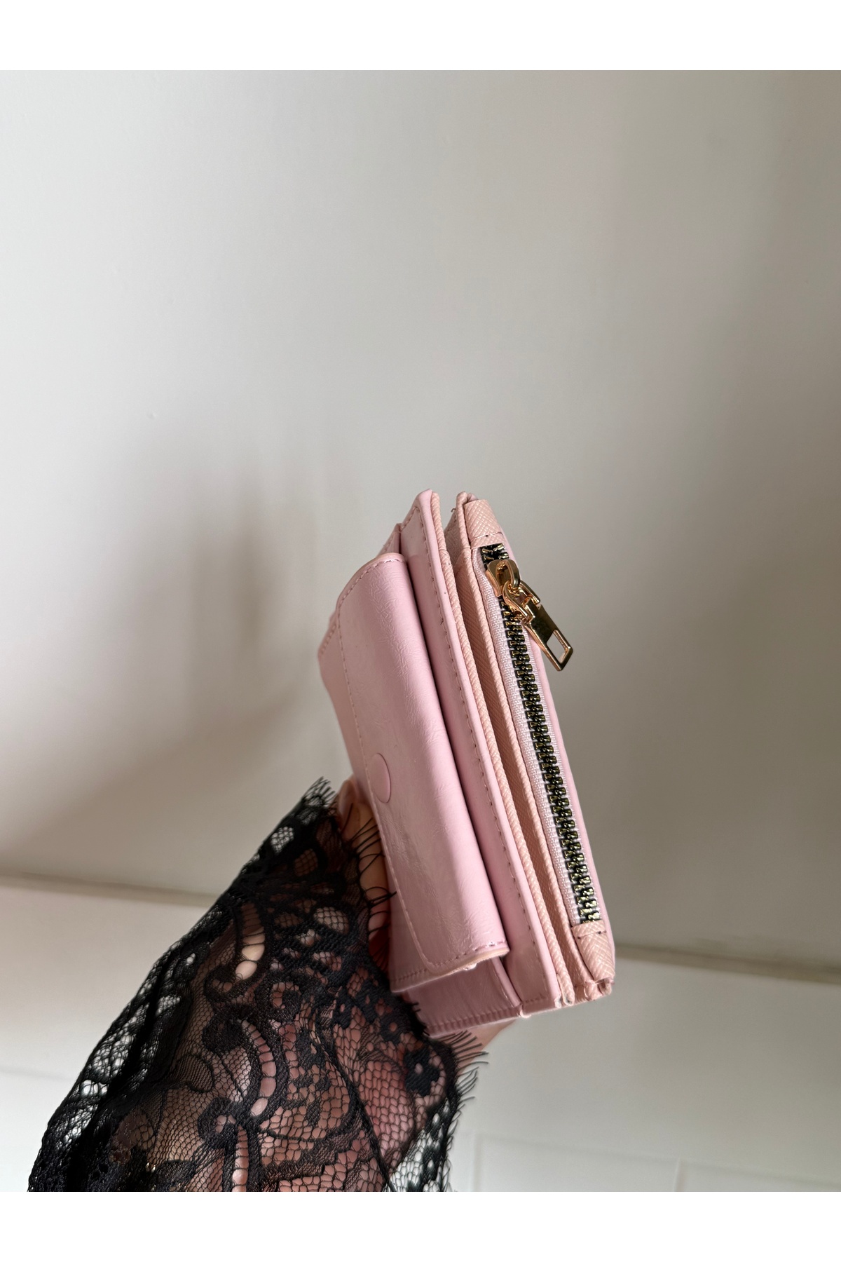 lalettobags Kadın Çıtçıt Detaylı Cüzdan görsel 2