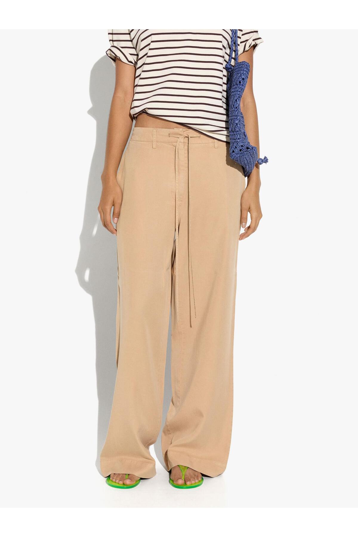 Women's Straight Pants 100% Lyocell