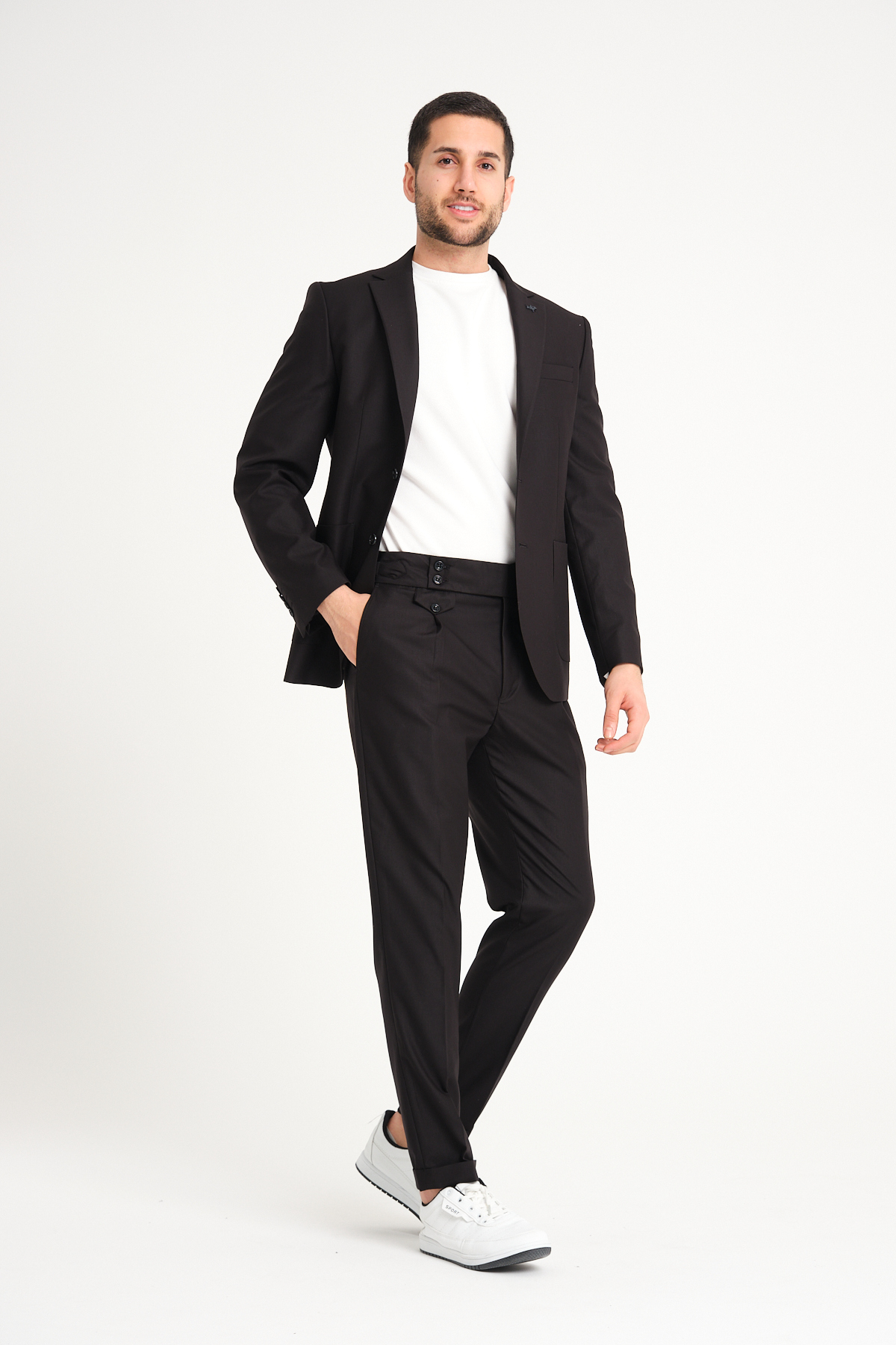 Diasuit Takım Elbise Slim Fit Tokalı Pantolon görsel 5
