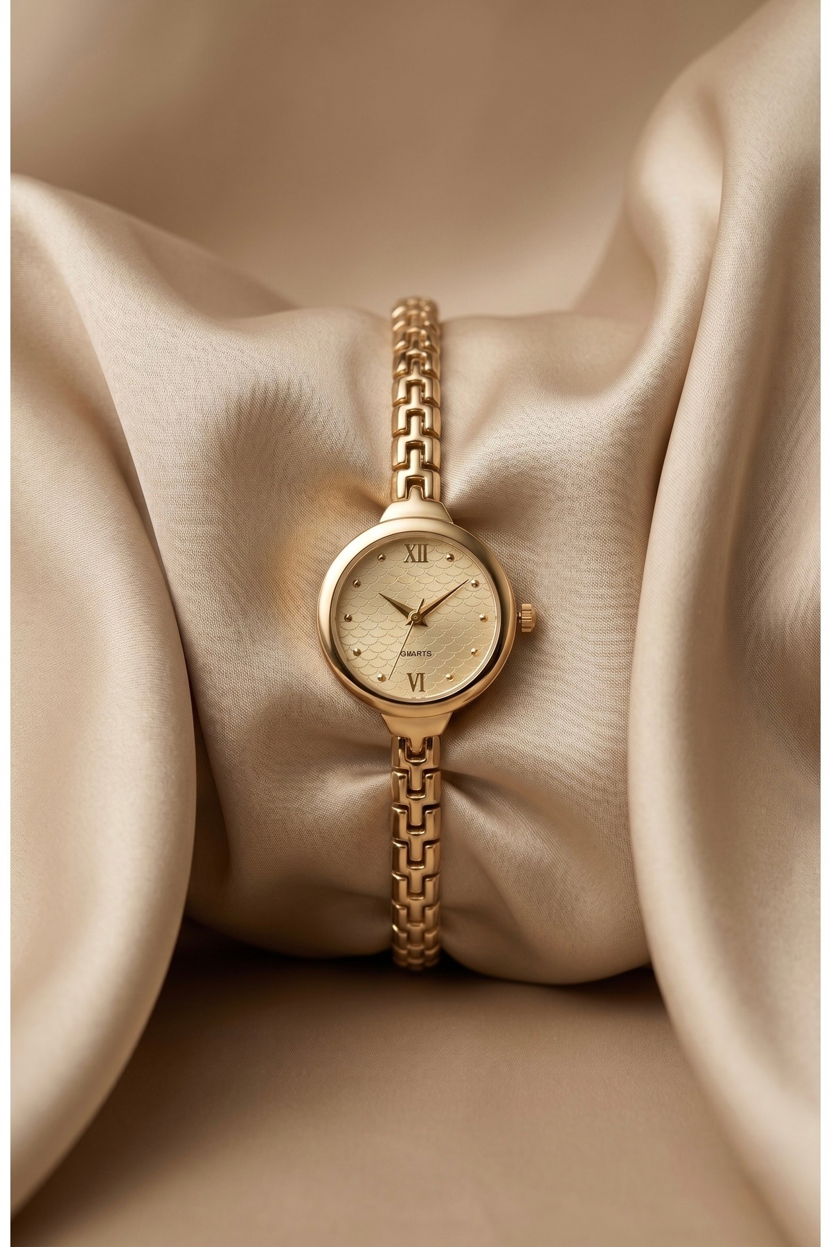 KLISHE Butik Pinterest Kadın Çelik Saat Minimal Gold Renk Vintage | Old Money Luxury Zarif Şık Kadın Kol Saati | Premium Çelik Kadın Saat 2026 görsel 4