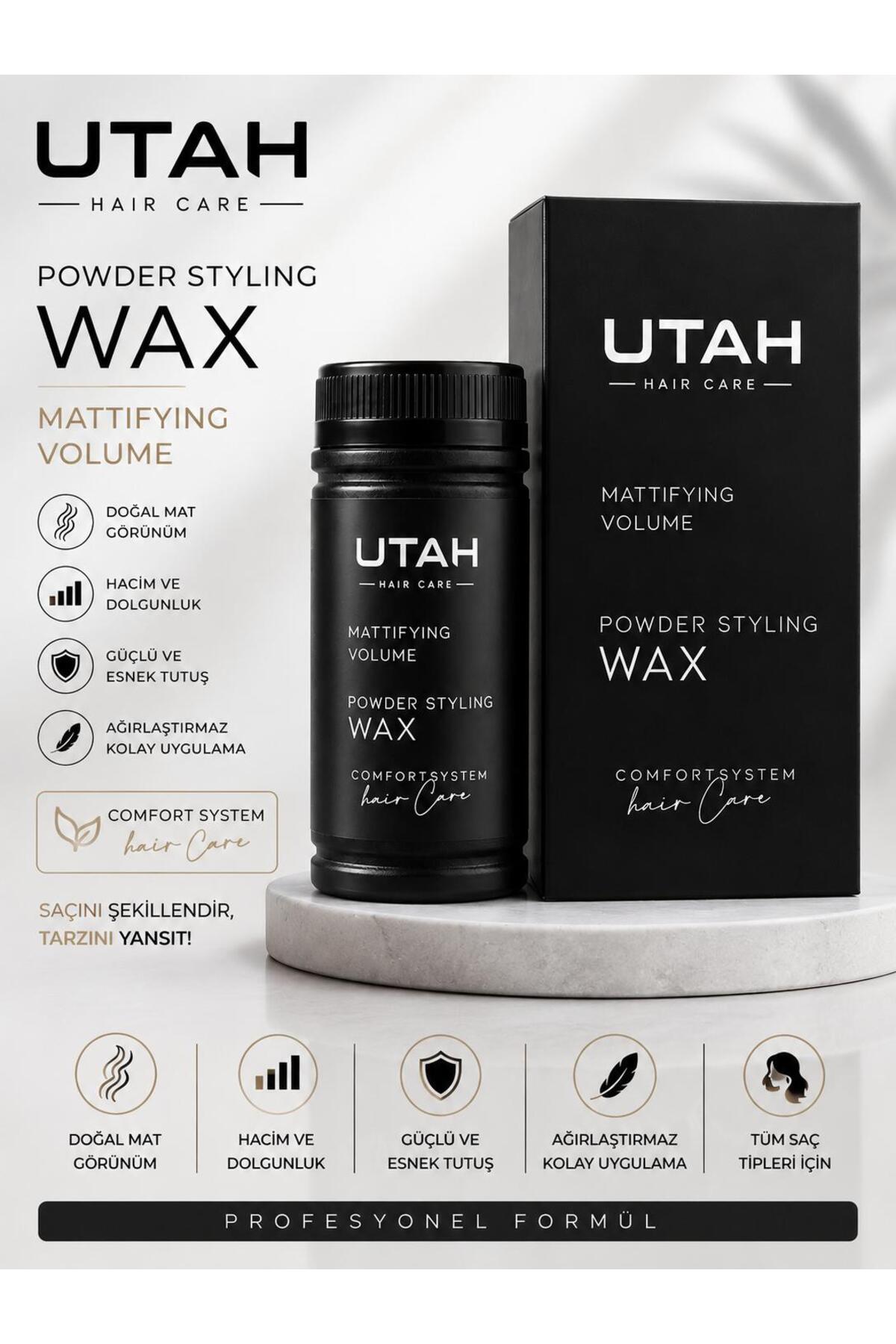 Matt Volume – Yüksek Hacim Verici Toz Pudra Wax (20 gr) 👉 "Yüksek Hacim" — UTMTY — تصویر 2 از 4