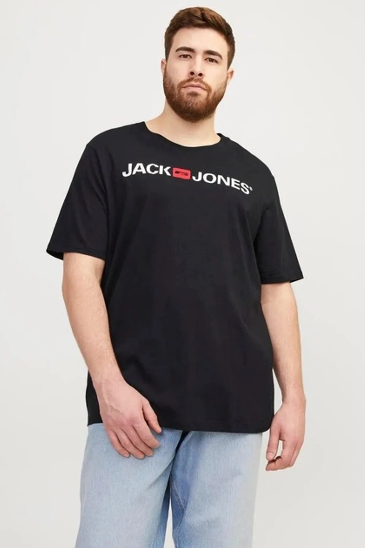 تی‌شرت مشکی مردانه ۱۲۱۸۴۹۸۷ جک اند جونز تی شرت Jack & Jones